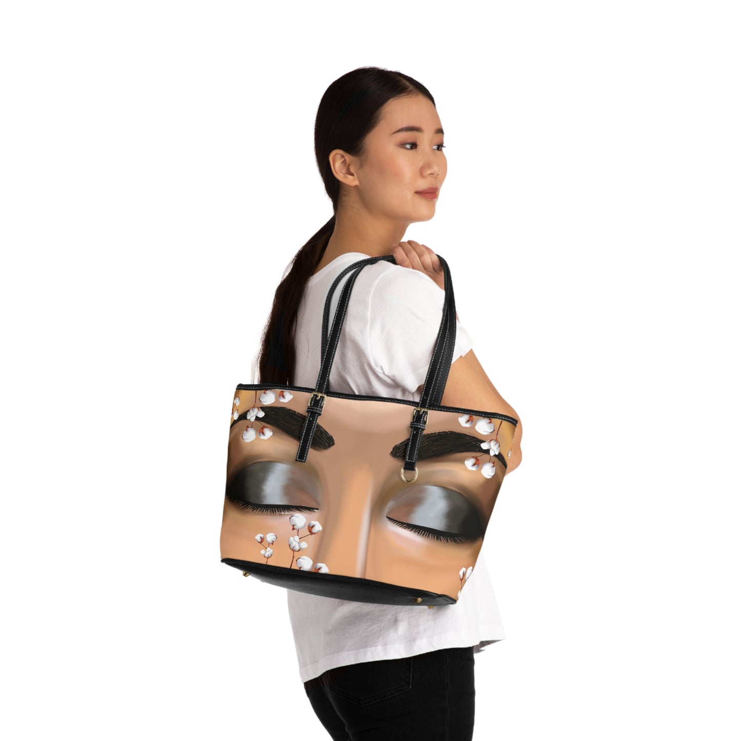 Shoulder Bag EMPRESS-E Cotton Eyes Black History