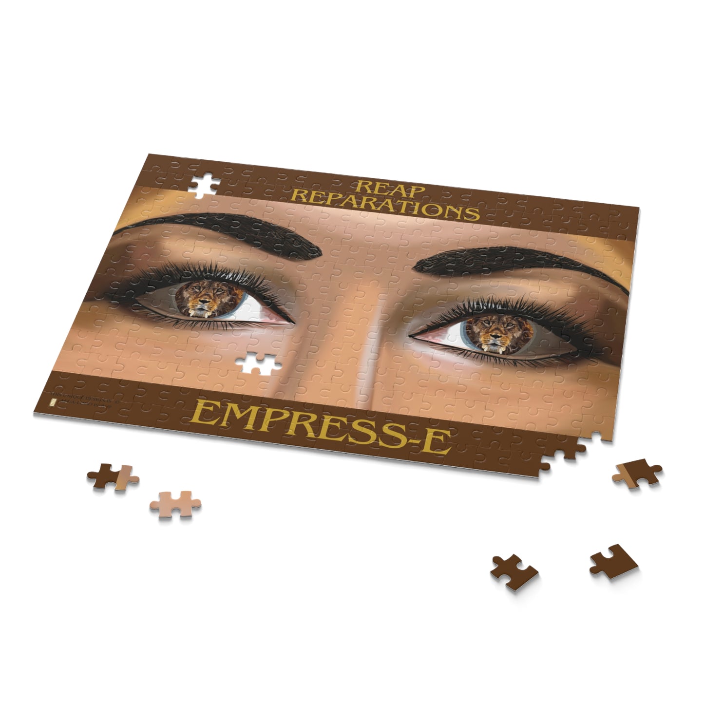 Puzzle (120, 252, 500-Piece) strong like a LION.EMPRESS-E. kwanzaa, birthday
