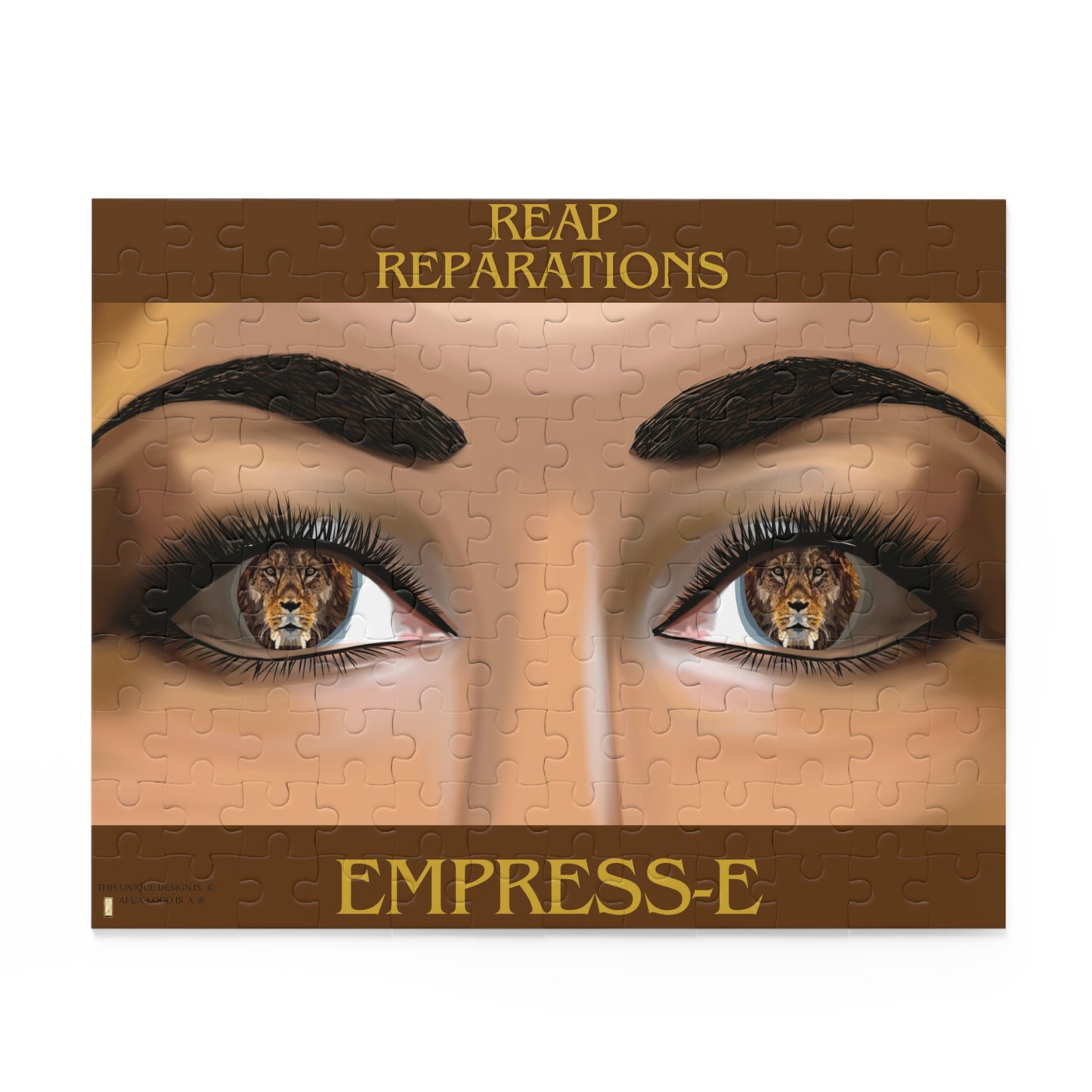 Puzzle (120, 252, 500-Piece) strong like a LION.EMPRESS-E. kwanzaa, birthday