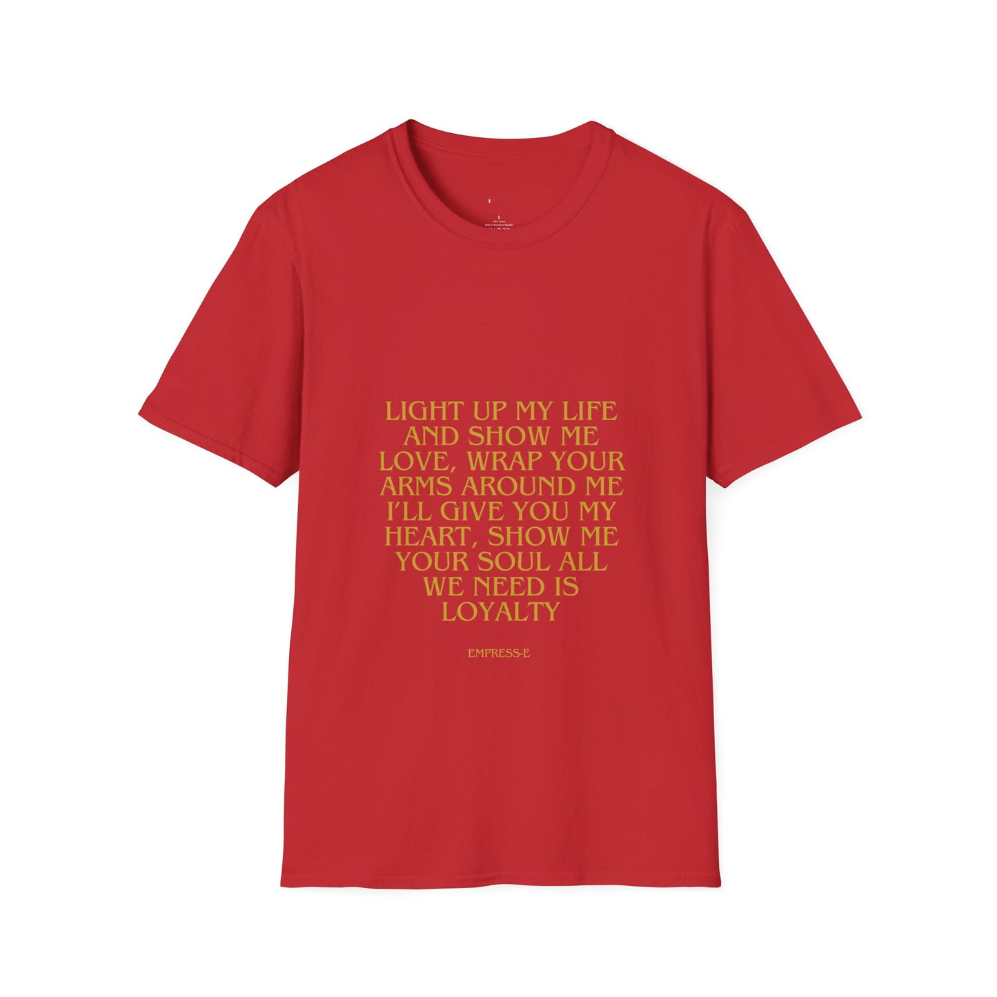 Graphic Tee Live Life and Love Unisex T-Shirt