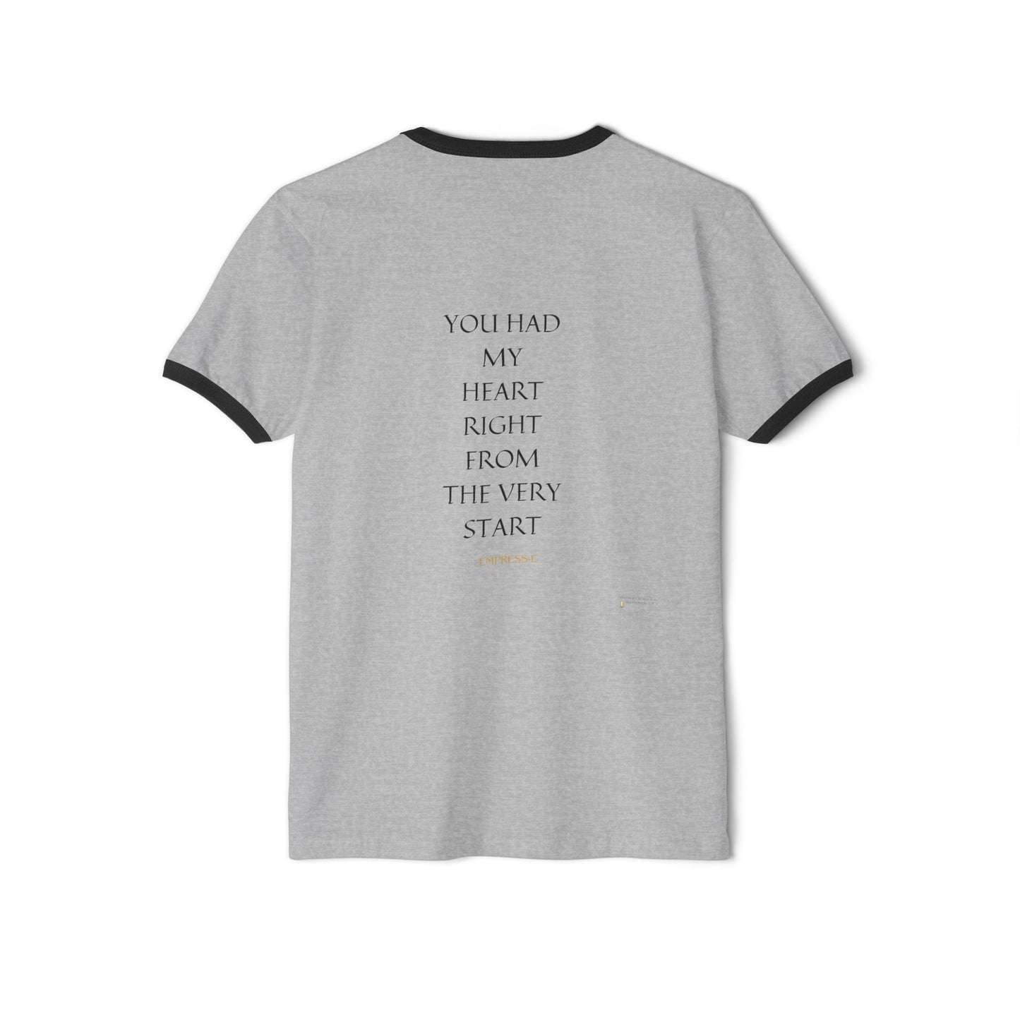 Ringer T-Shirt - SOULMATE the most beautiful thing in my mind