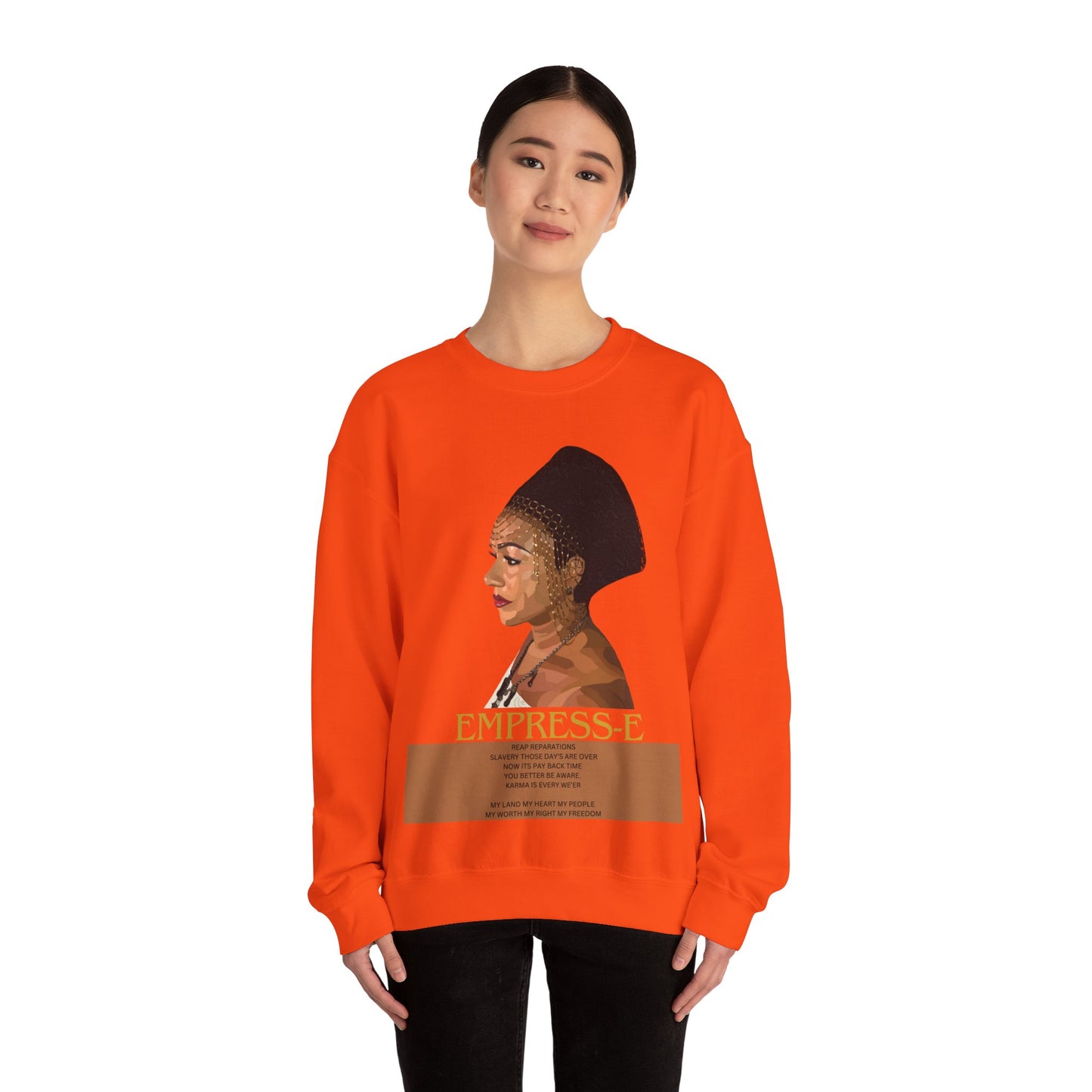 Sweatshirt My Land My Heart My People My Worth My Rights My Freedom Reparations