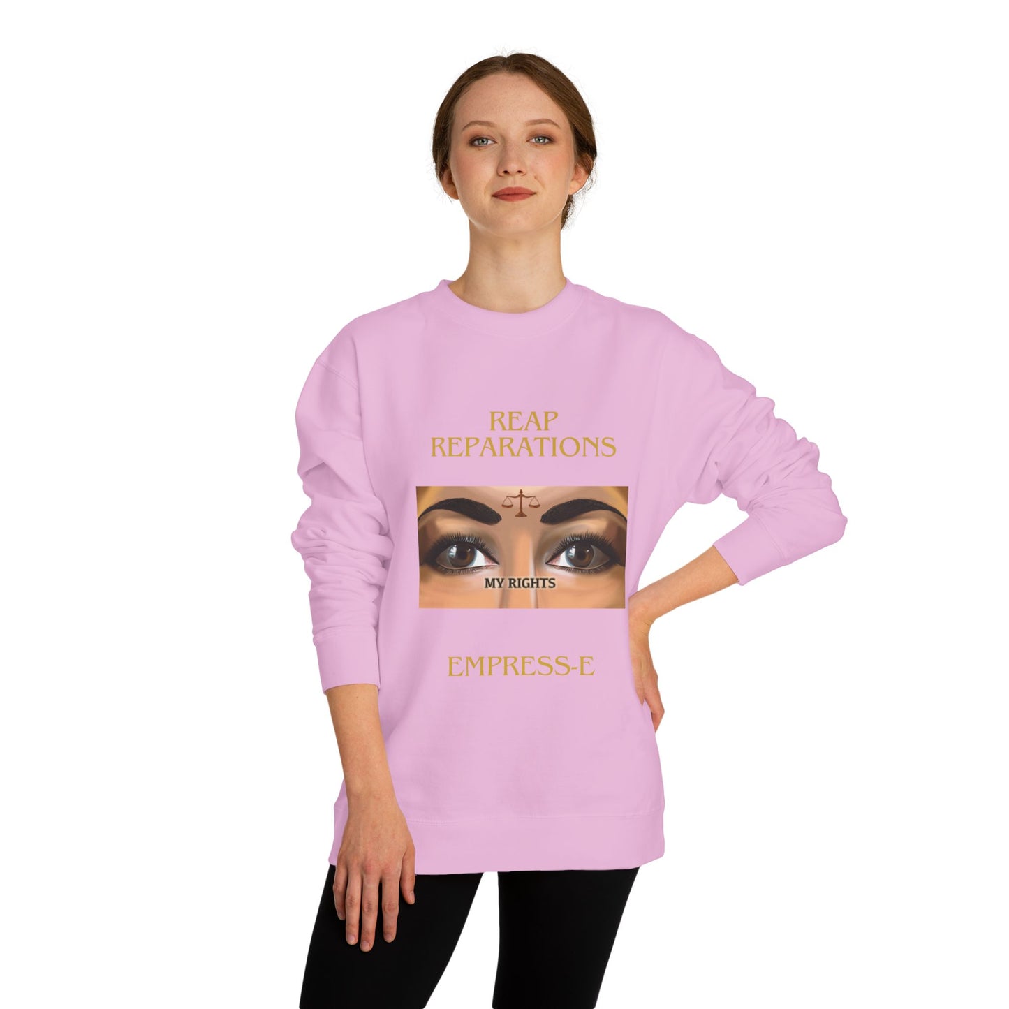 Black History Empress-E Unisex Crew Neck Sweatshirt -My Rights Reparations