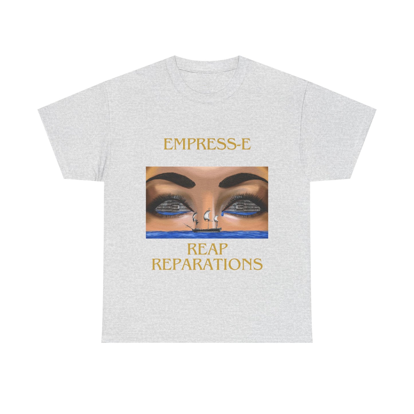 T-Shirt REAP REPARATIONS slave ships eyes black history