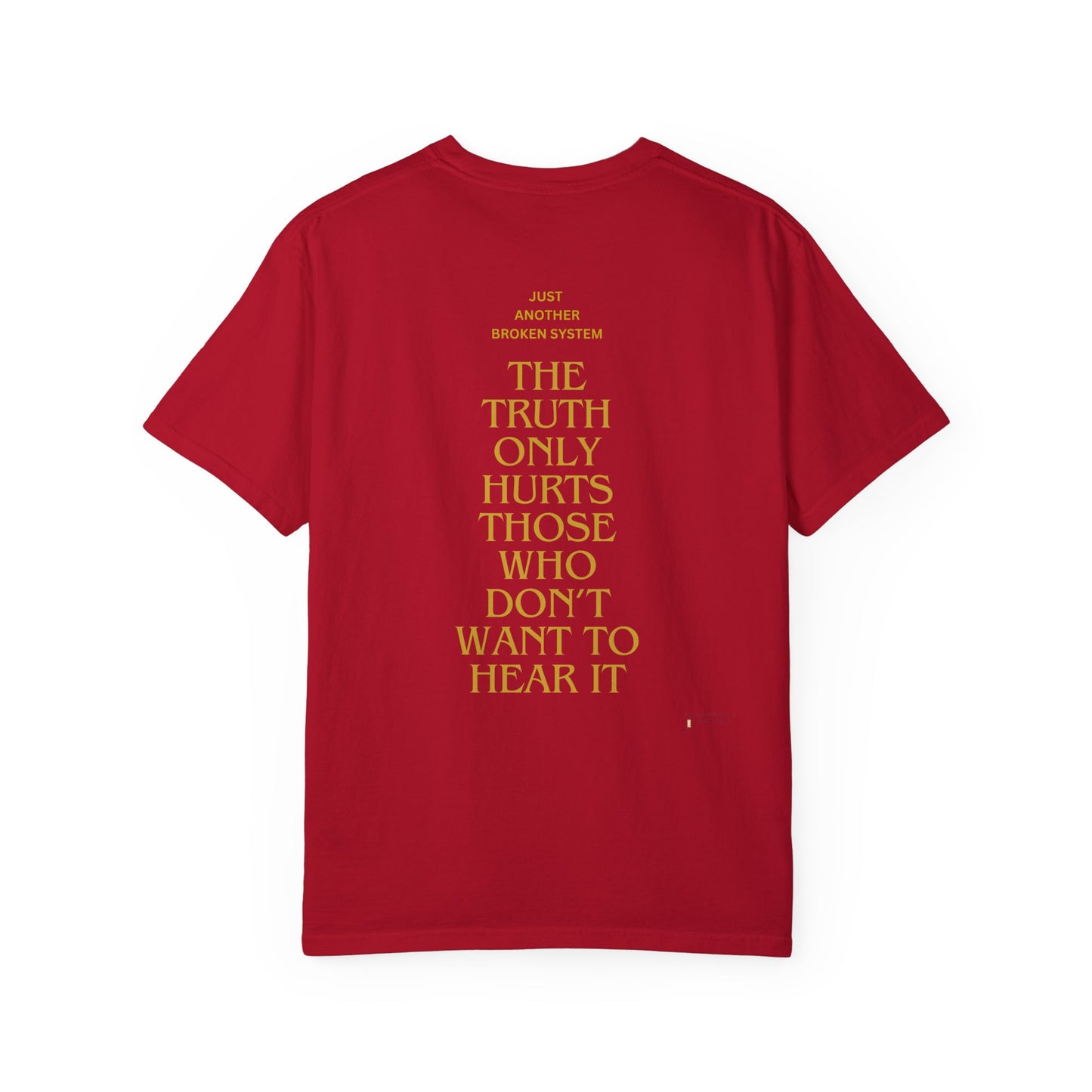 Unisex Garment-Dyed T-shirt- Your political system is broken
