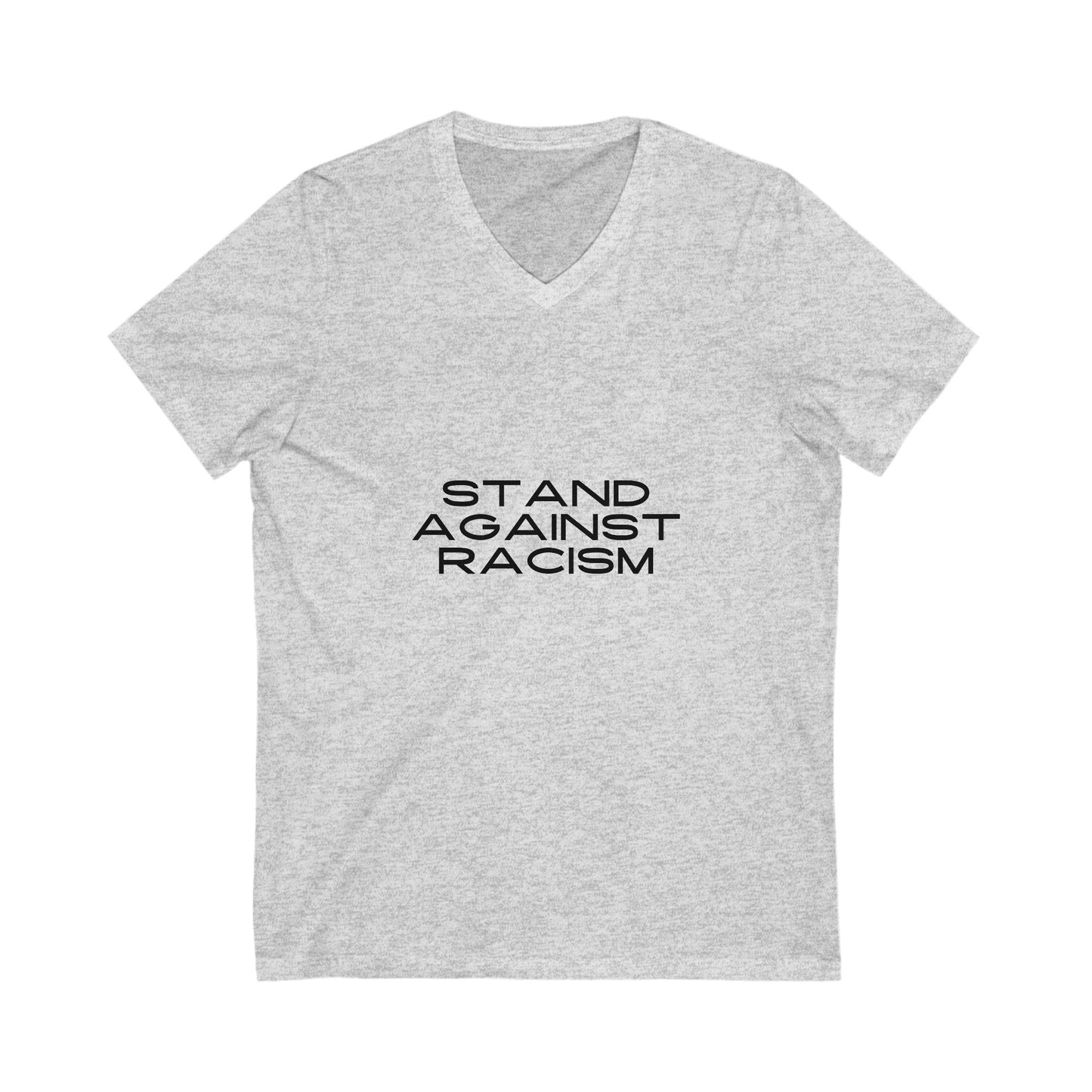 Empress-E STAND AGAINST RACISM Unisex V-Neck Tee, Top