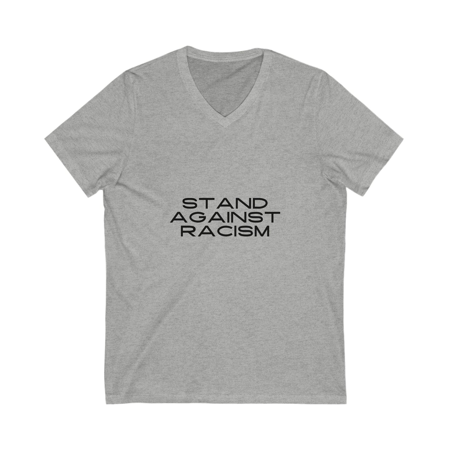 Empress-E STAND AGAINST RACISM Unisex V-Neck Tee, Top