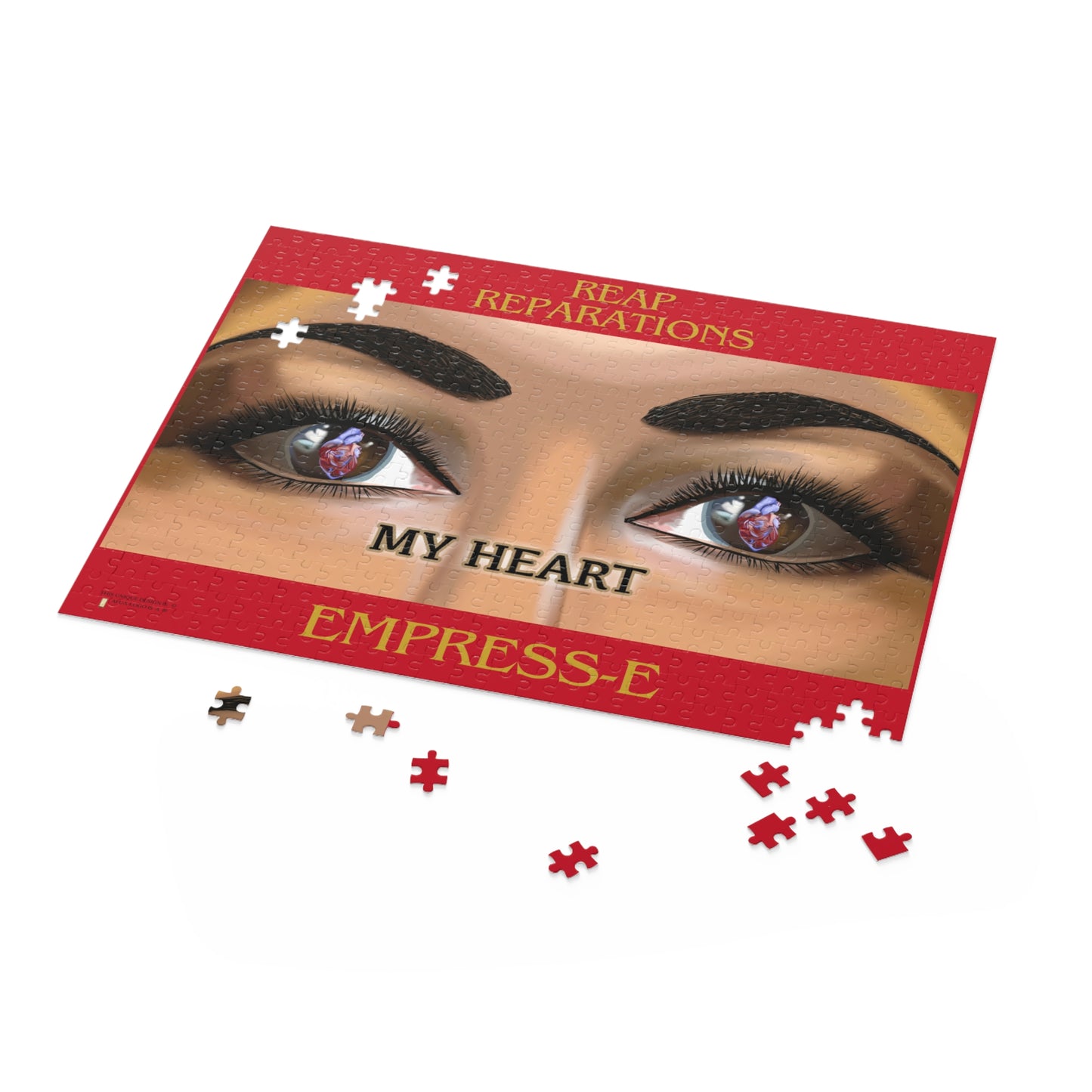 Puzzle (120, 252, 500-Piece) MY HEART- EMPRESS-E kwanzaa ,Christmas, birthday