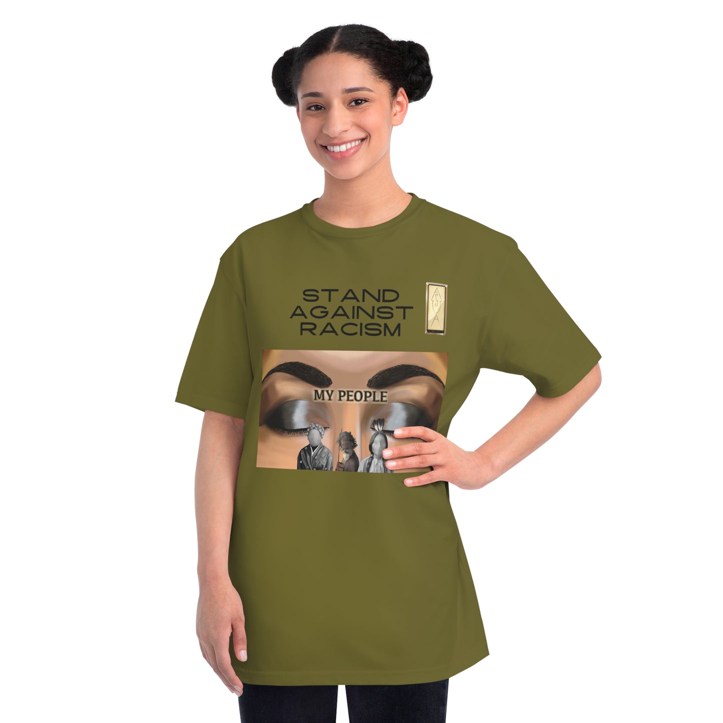 Stand Against Racism My people Organic Unisex T-Shirt