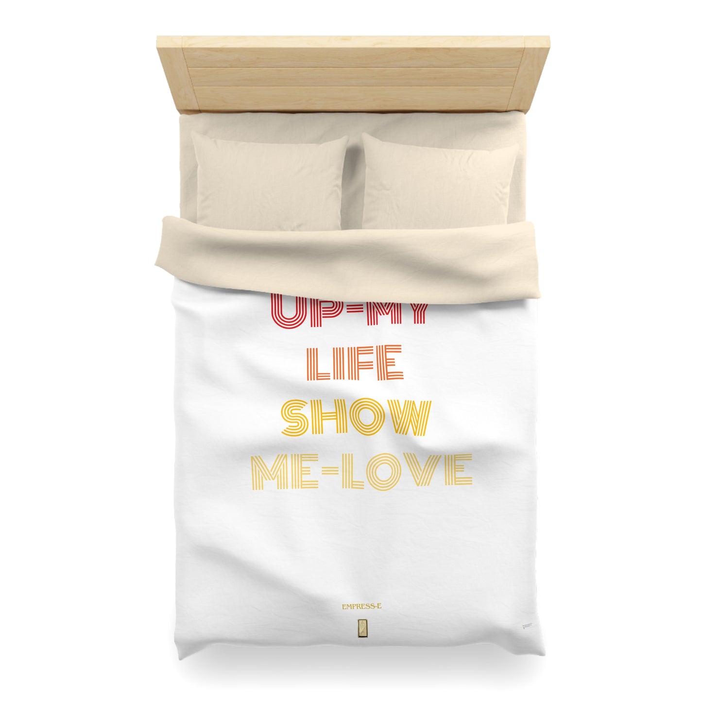 Duvet Cover - Light Up My Life show me love