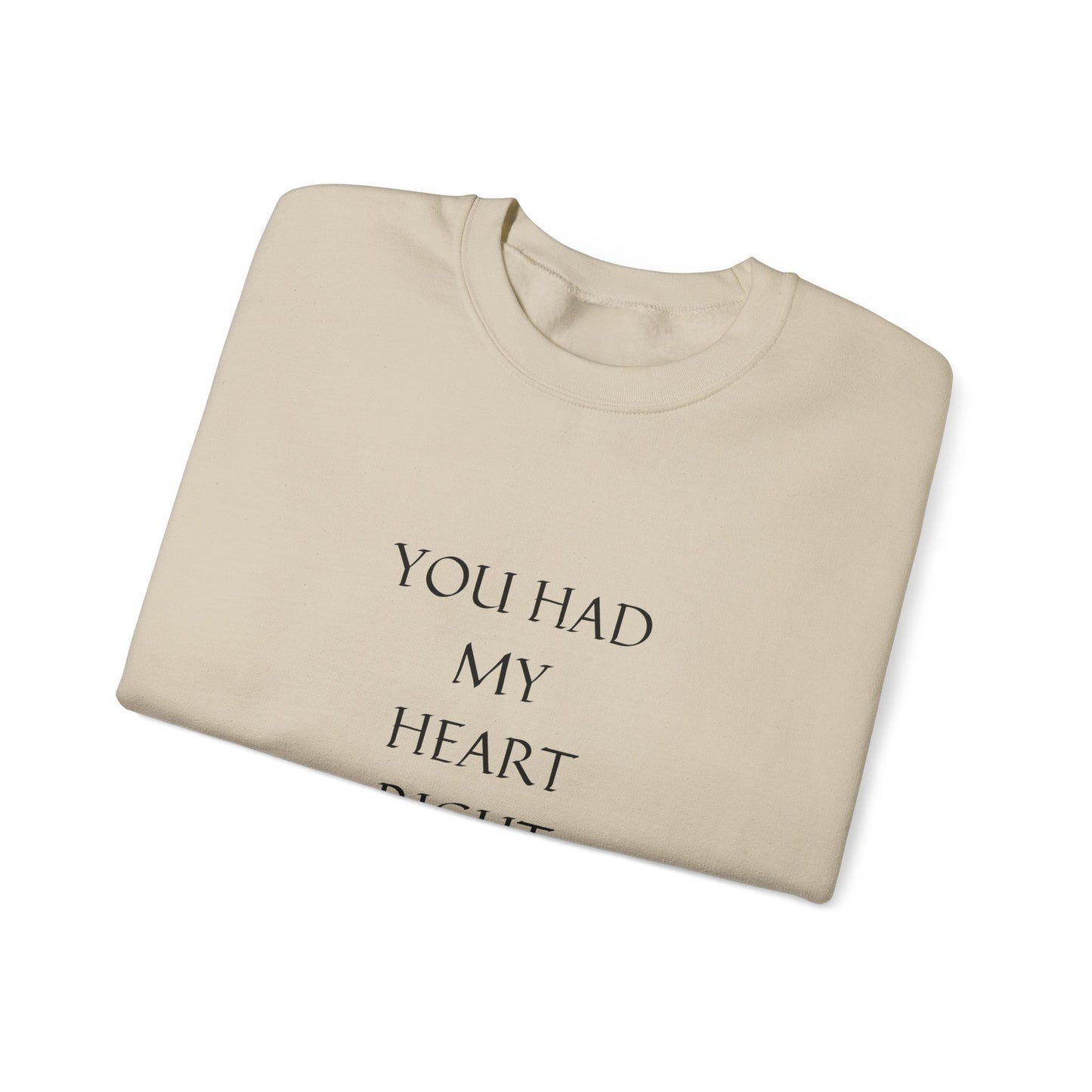 Soulmate Unisex Sweatshirt - You Had My Heart From the Start