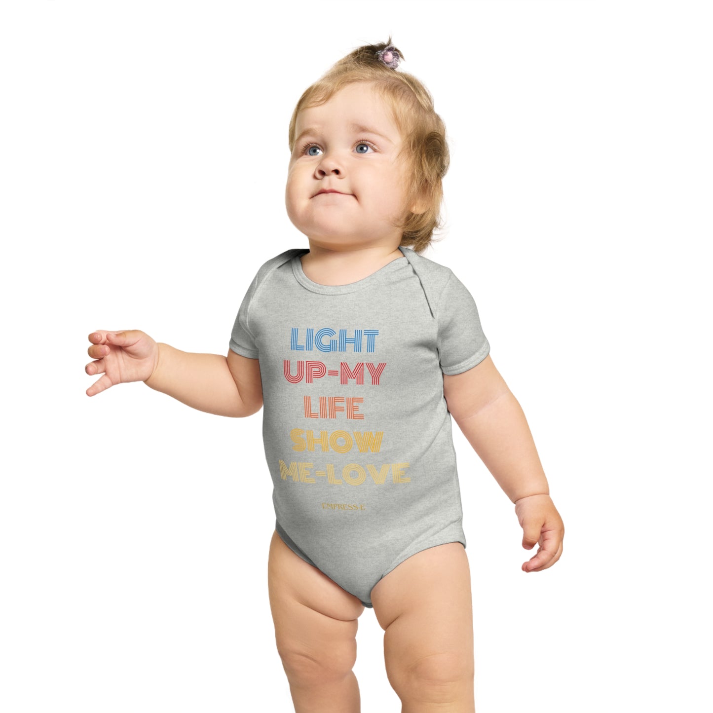 Short Sleeve Baby Bodysuit : LIVE LIFE LOVE