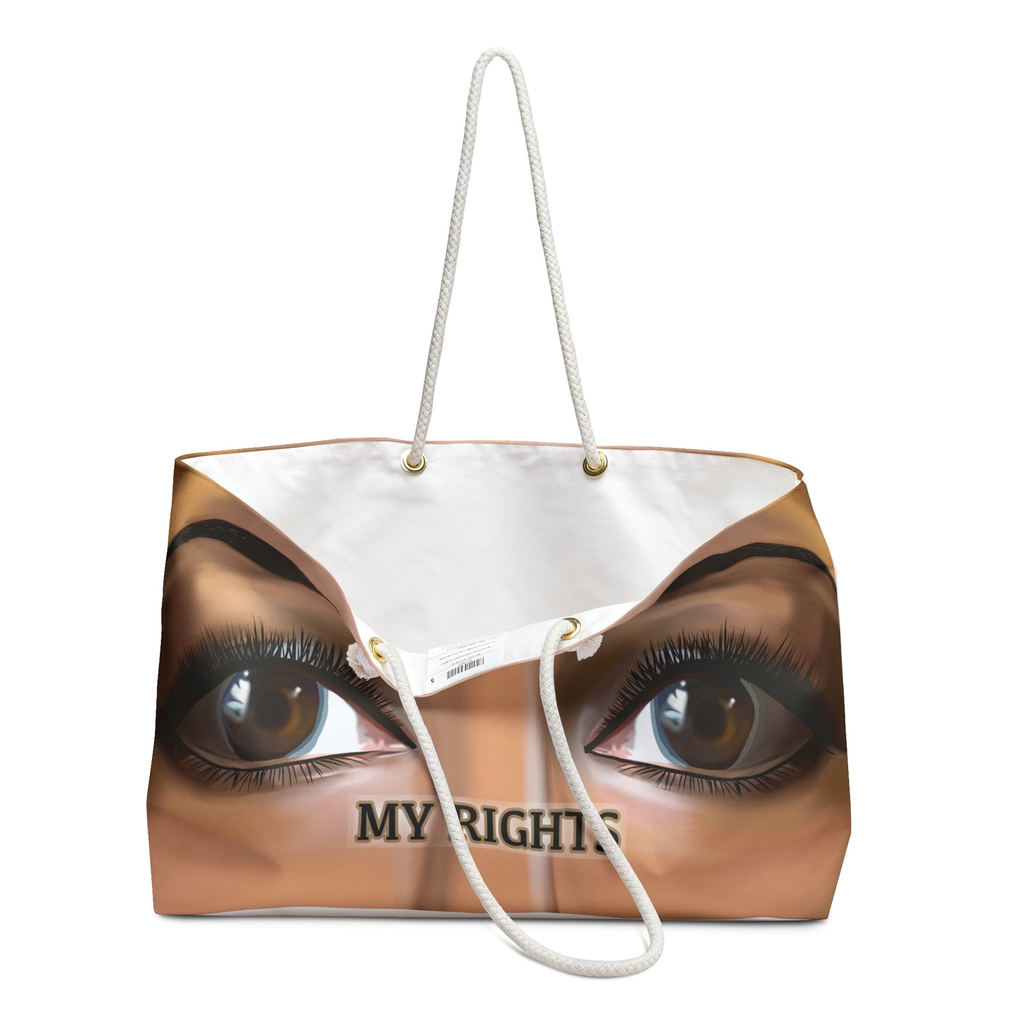 Tote Bag MY RIGHTS Black History - Indigenous people Weekend Bag