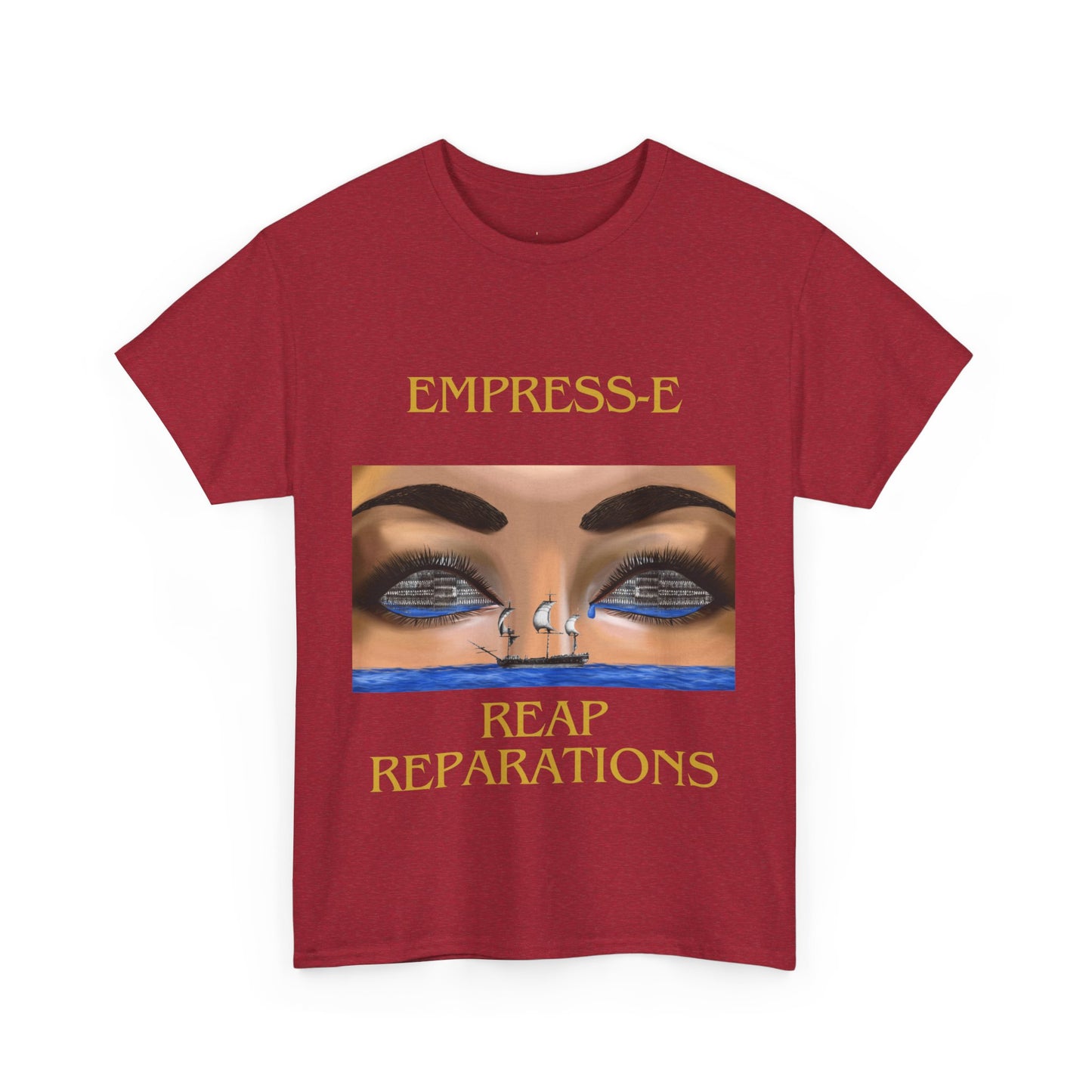 T-Shirt REAP REPARATIONS slave ships eyes black history