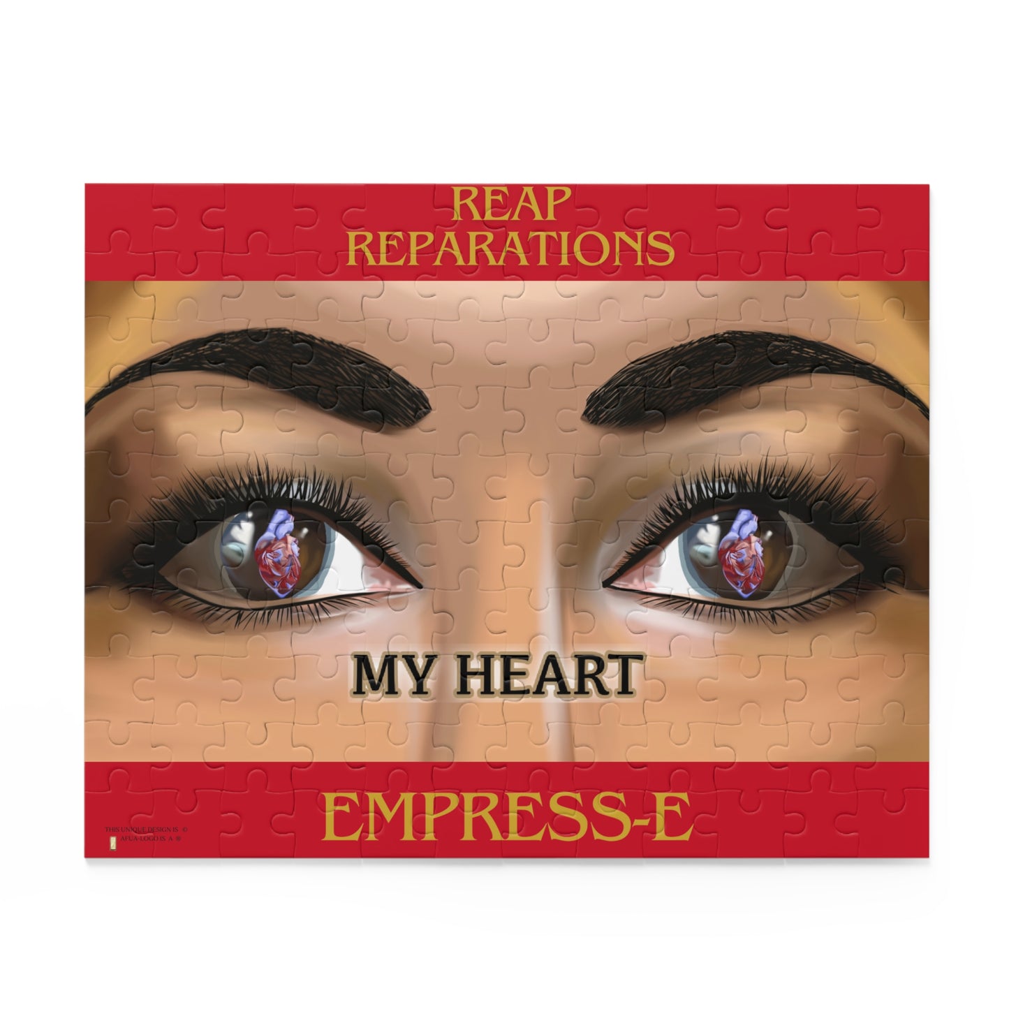 Puzzle (120, 252, 500-Piece) MY HEART- EMPRESS-E kwanzaa ,Christmas, birthday