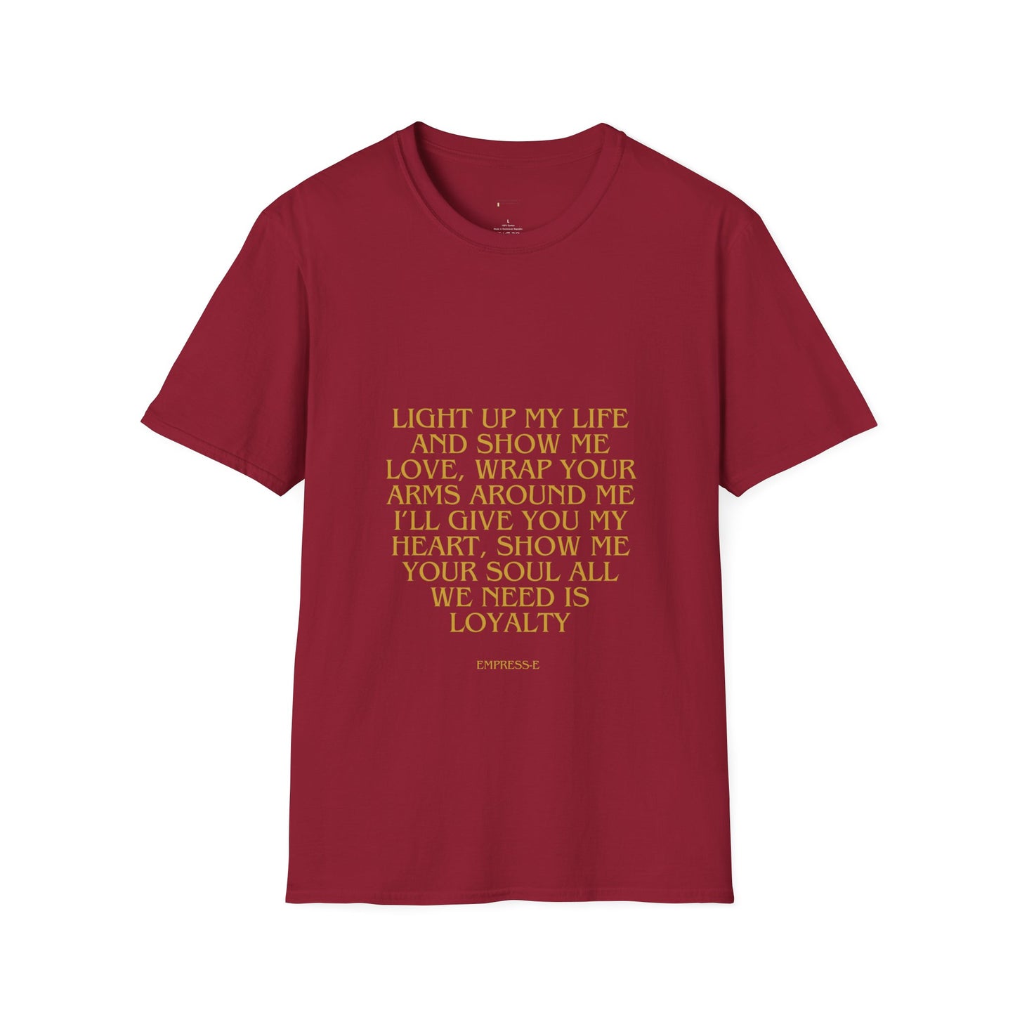 Graphic Tee Live Life and Love Unisex T-Shirt