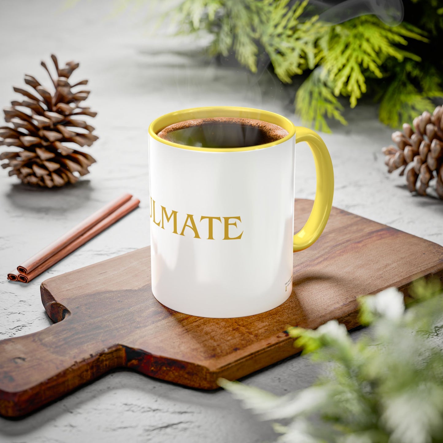Mug - Colorful 11oz SOULMATE Love Gift for Couples