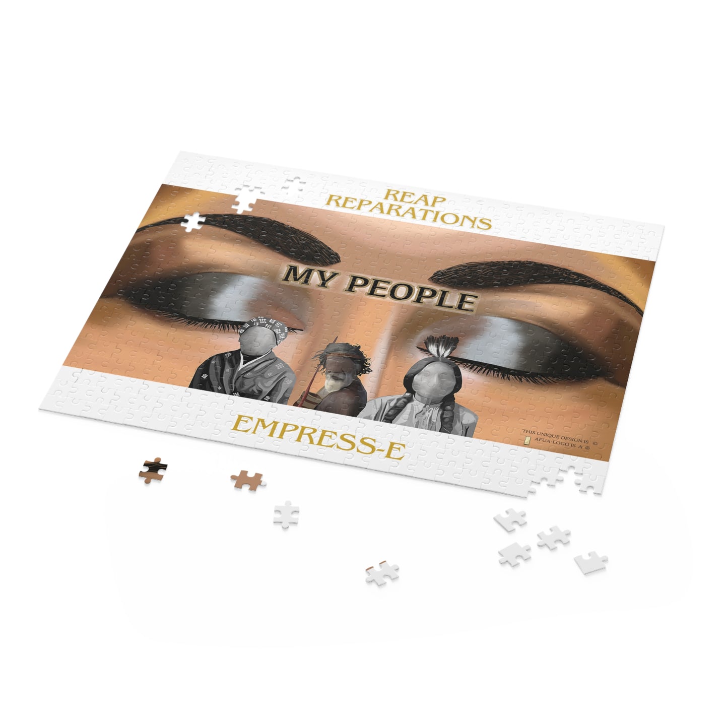 Puzzle (120, 252, 500-Piece) EMPRESS-E my people Reap Reparations, Heritage,