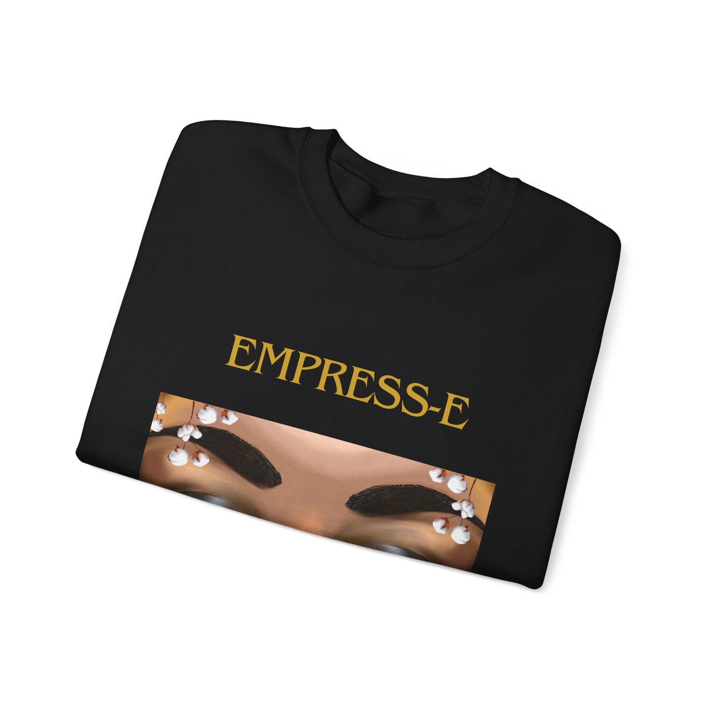 Unisex Heavy Blend™ Crewneck Sweatshirt. : EMPRESS-E. COTTON FIELD.
