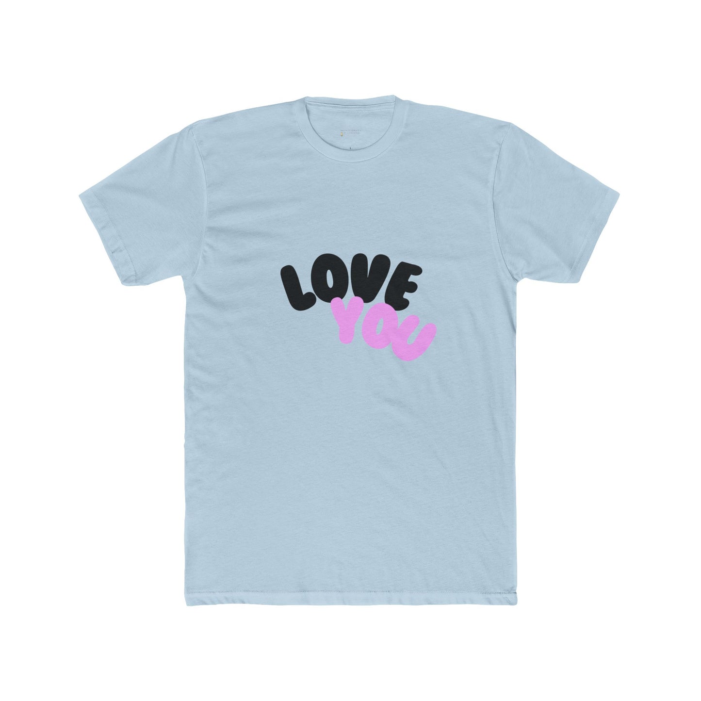 Love You Unisex Cotton Crew Tee - AFUA, Graphic T-Shirt, Valentine's Day Gift, Personalized Shirt, Love Tee, African American Art Shirt