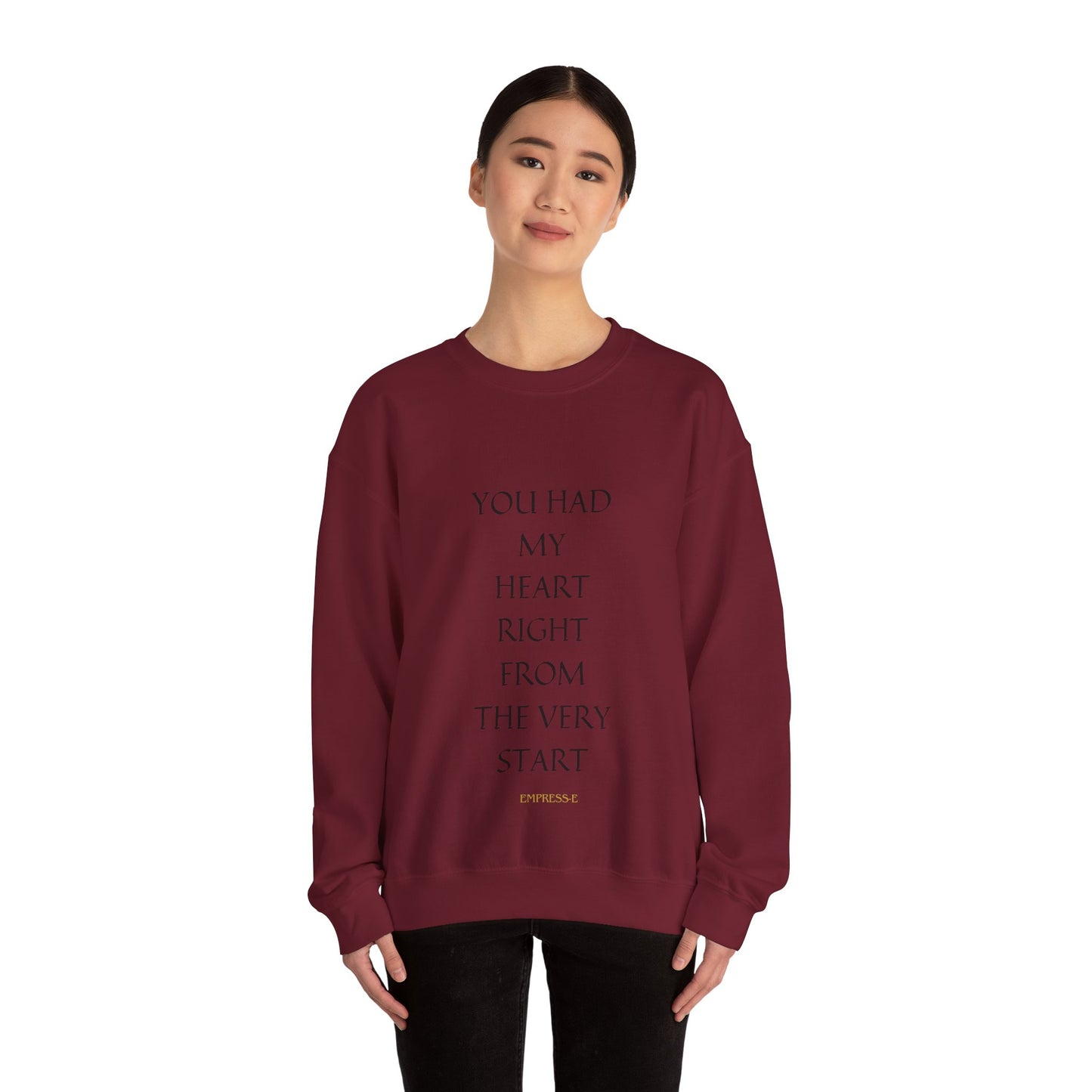 Soulmate Unisex Sweatshirt - You Had My Heart From the Start