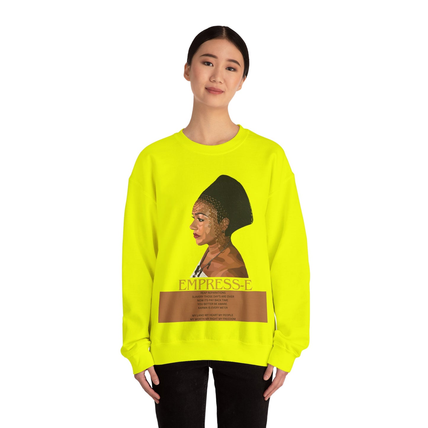 Sweatshirt My Land My Heart My People My Worth My Rights My Freedom Reparations