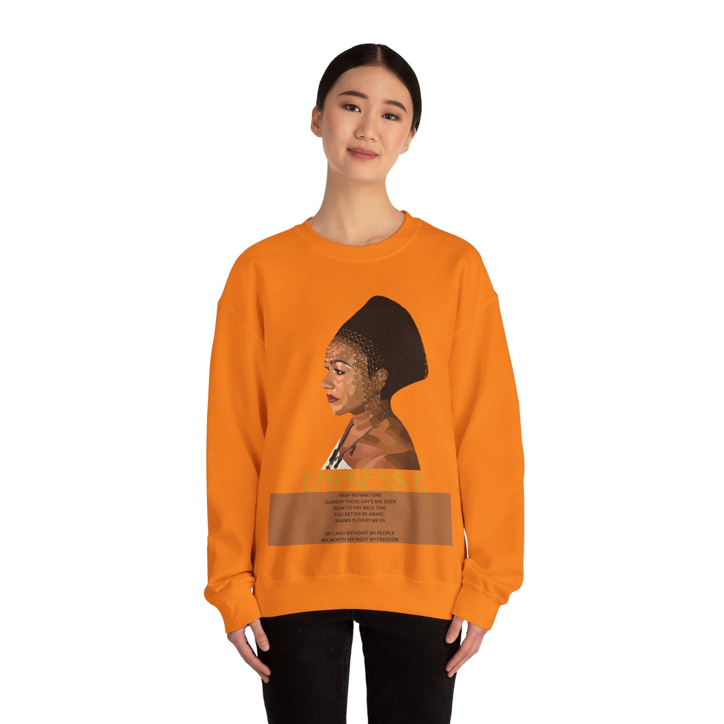 Sweatshirt My Land My Heart My People My Worth My Rights My Freedom Reparations