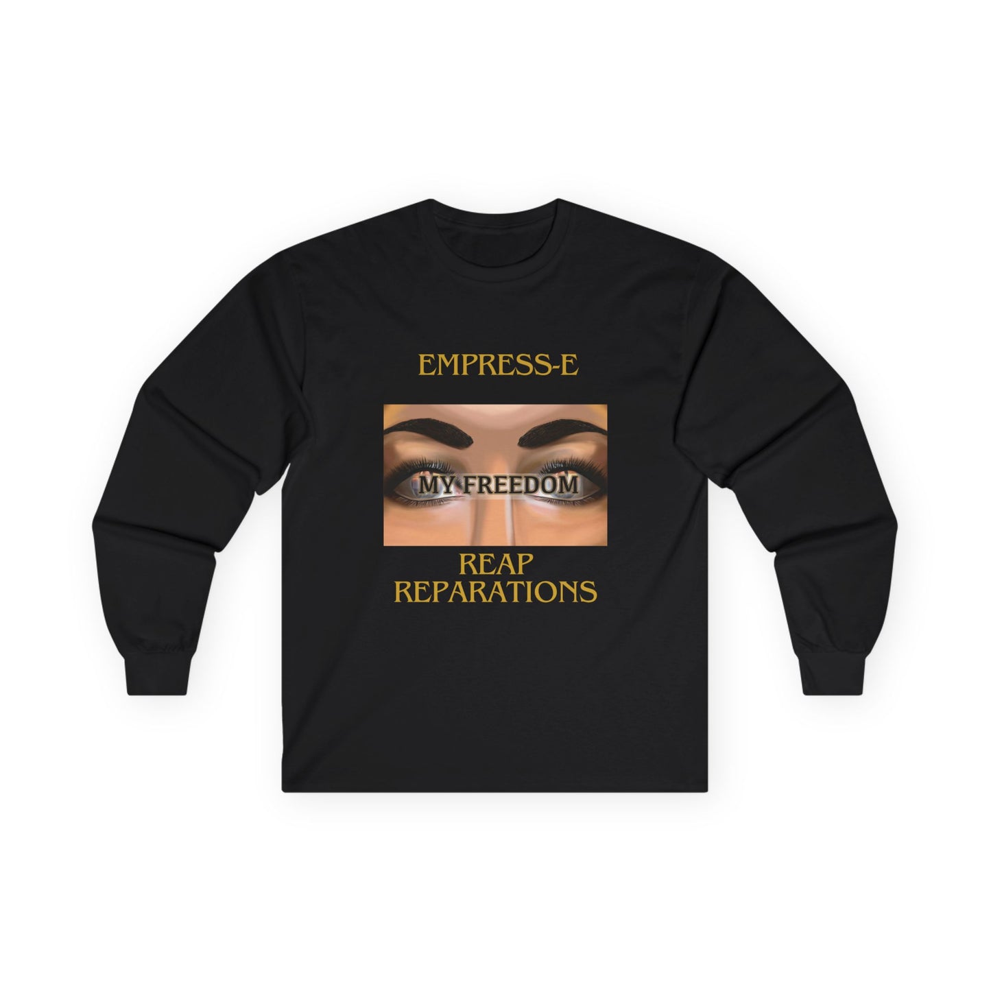 Black History Unisex Long Sleeve Tee - MY FREEDOM Design