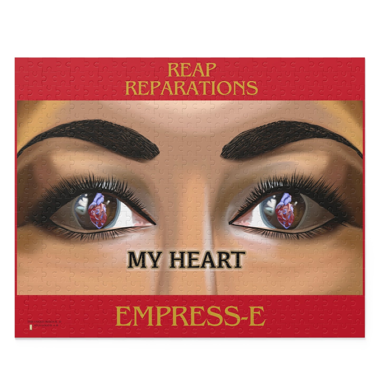 Puzzle (120, 252, 500-Piece) MY HEART- EMPRESS-E kwanzaa ,Christmas, birthday