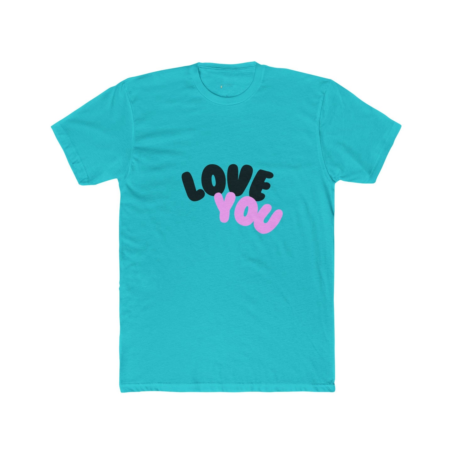 Love You Unisex Cotton Crew Tee - AFUA, Graphic T-Shirt, Valentine's Day Gift, Personalized Shirt, Love Tee, African American Art Shirt