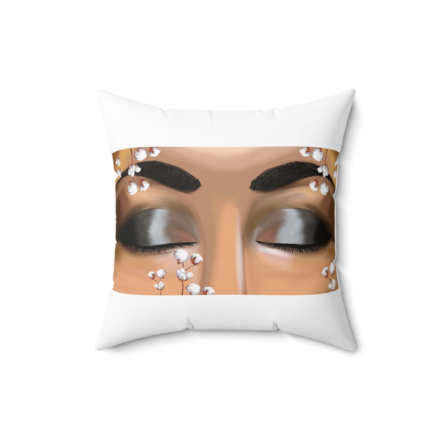 Square Pillow - Beautiful Eye's Design, Living Room Bedroom Throw Cushion, Gift