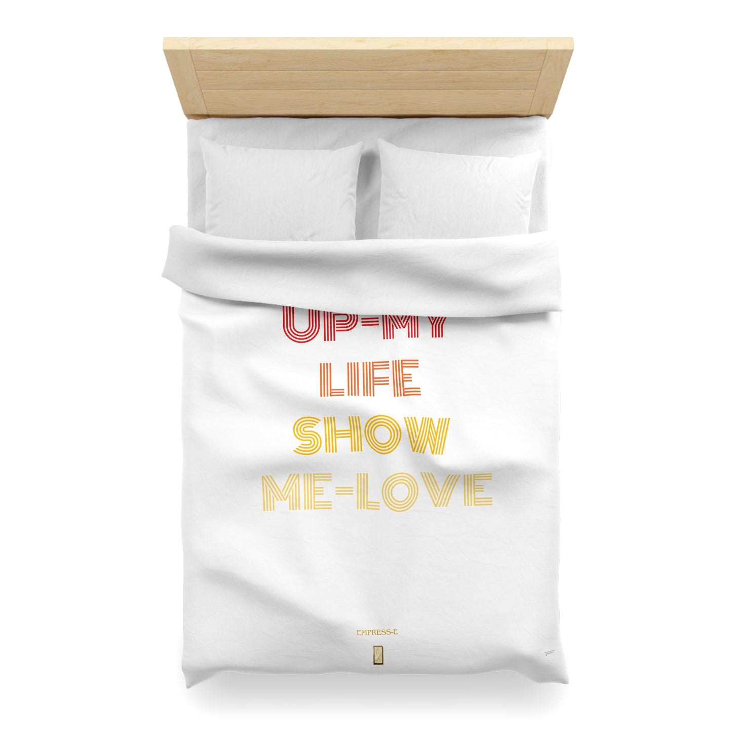 Duvet Cover - Light Up My Life show me love