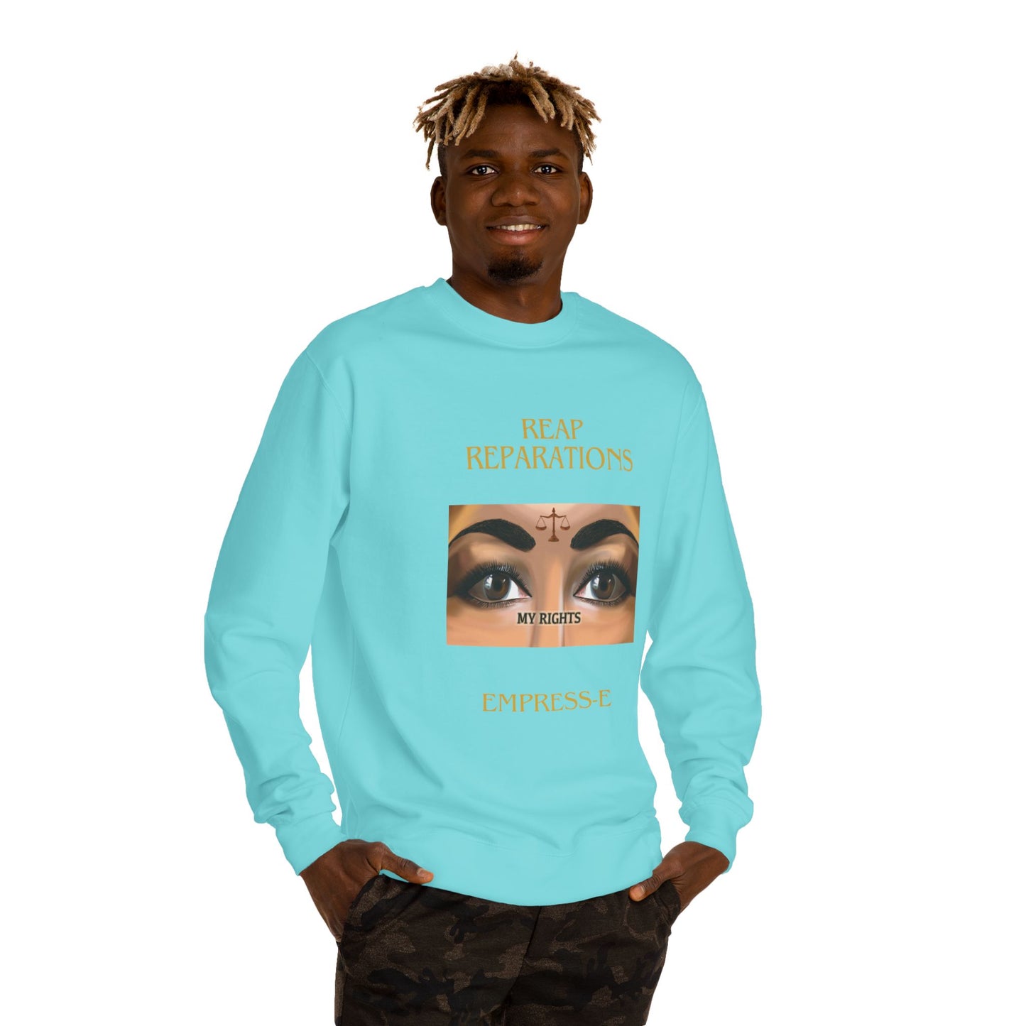 Black History Empress-E Unisex Crew Neck Sweatshirt -My Rights Reparations