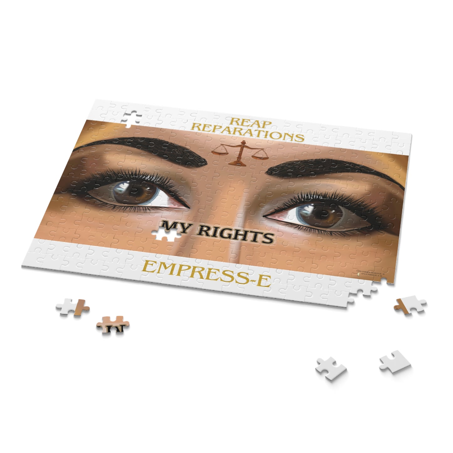 Puzzle, Black History MY RIGHTS Reap Reparations, Jigsaw, Educational Toy,