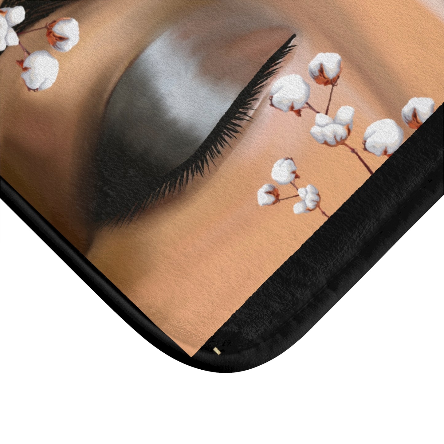 Bath Mat EMPRESS-E cotton field - Kwanzaa, Christmas, birthday.