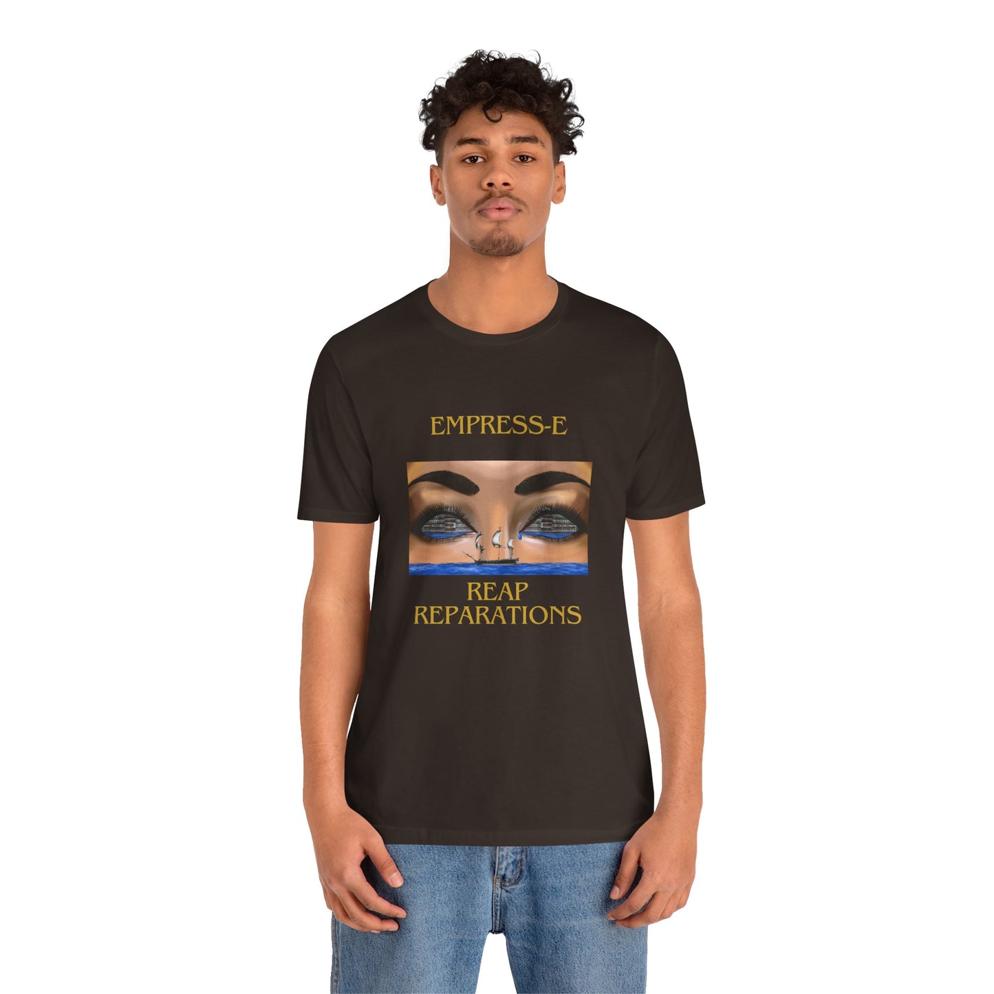 T-Shirt REAP REPARATIONS Crying Eyes Unisex Jersey Short Sleeve Tee