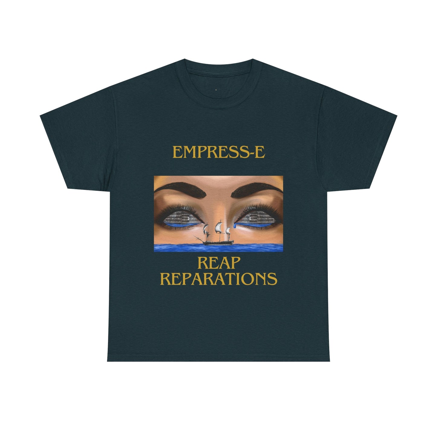 T-Shirt REAP REPARATIONS slave ships eyes black history