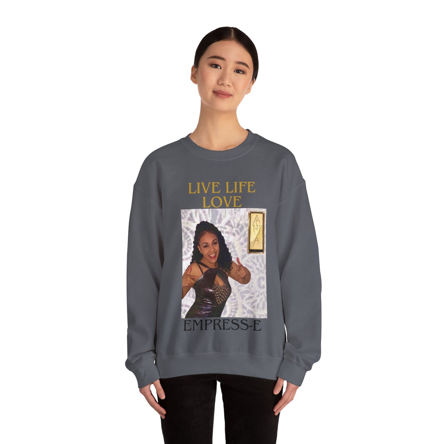 Music Lover Sweatshirt - LIVE LIFE LOVE by EMPRESS-E