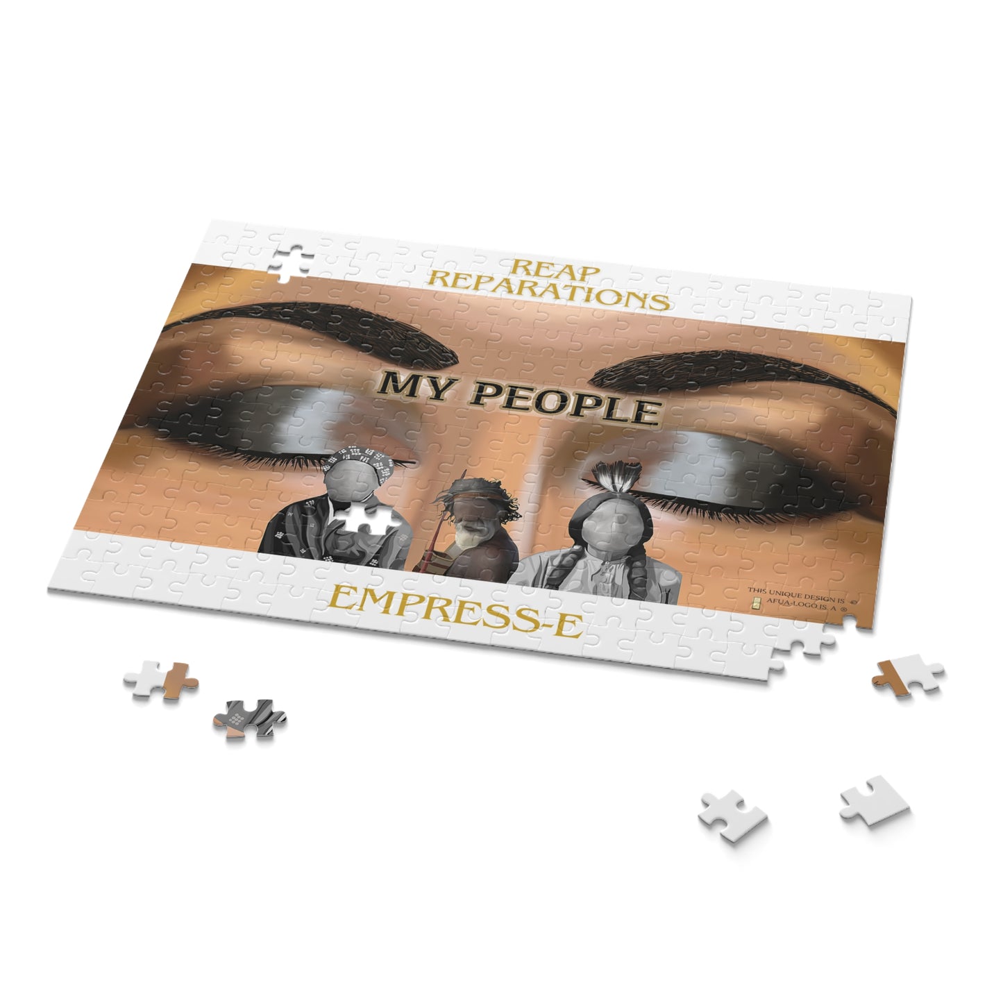 Puzzle (120, 252, 500-Piece) EMPRESS-E my people Reap Reparations, Heritage,