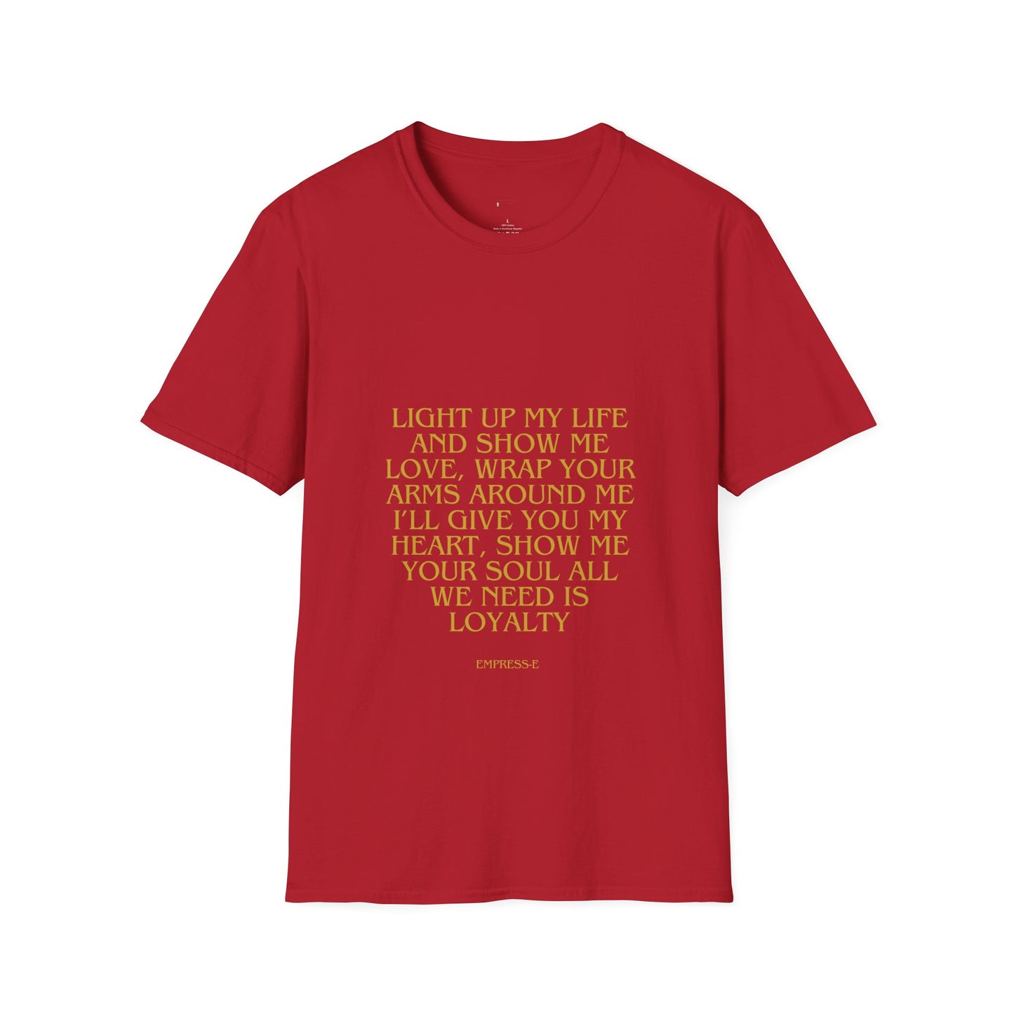 Graphic Tee Live Life and Love Unisex T-Shirt