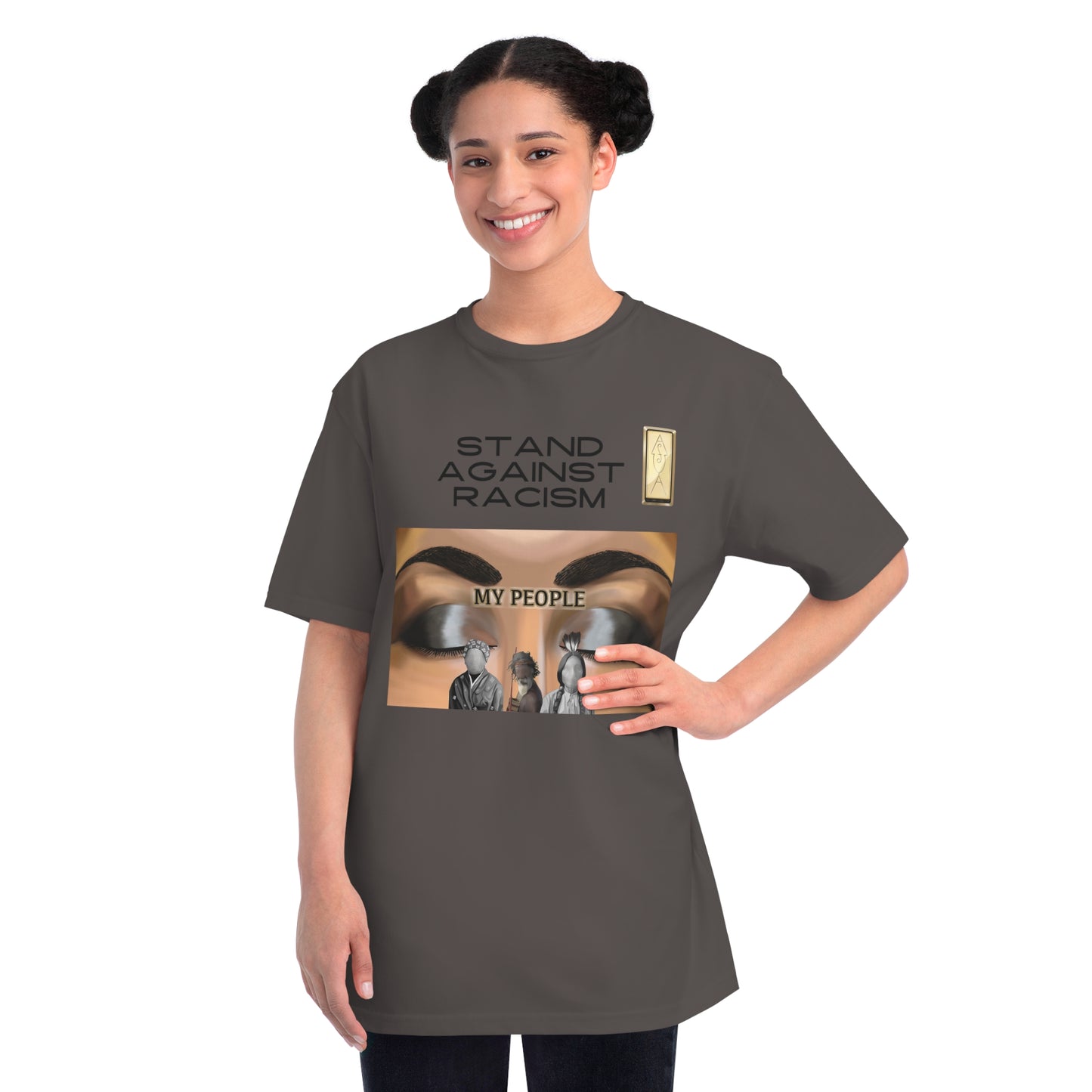 Stand Against Racism My people Organic Unisex T-Shirt