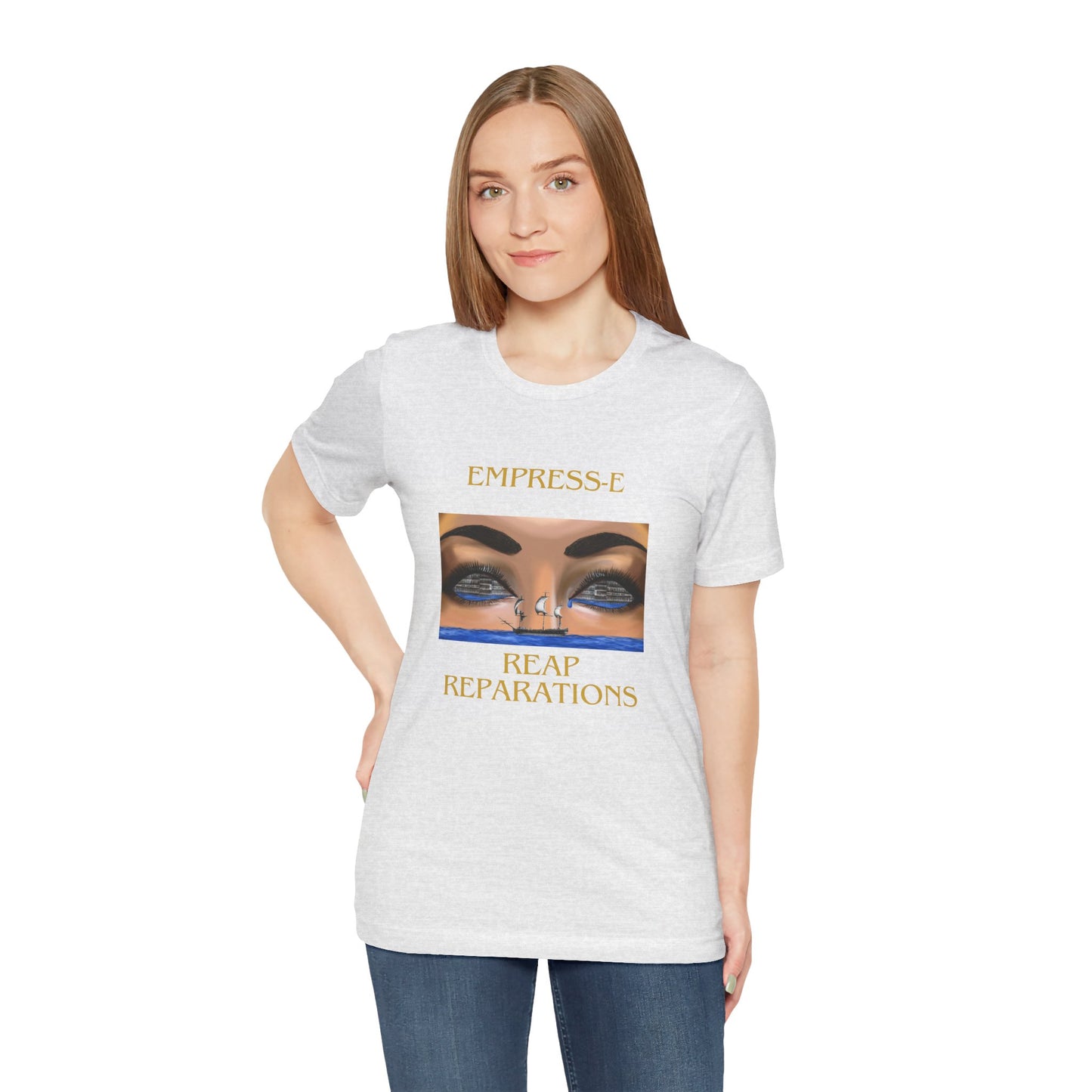 T-Shirt REAP REPARATIONS Crying Eyes Unisex Jersey Short Sleeve Tee
