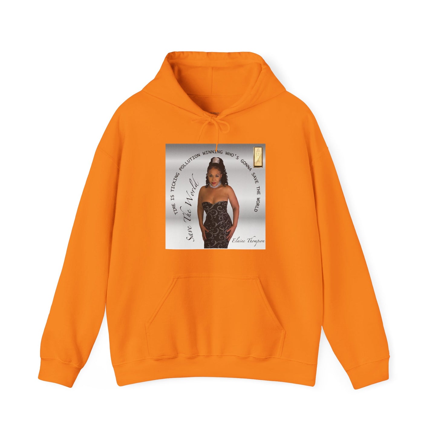 Hooded Sweatshirt - Save the World - Global Warming Awareness