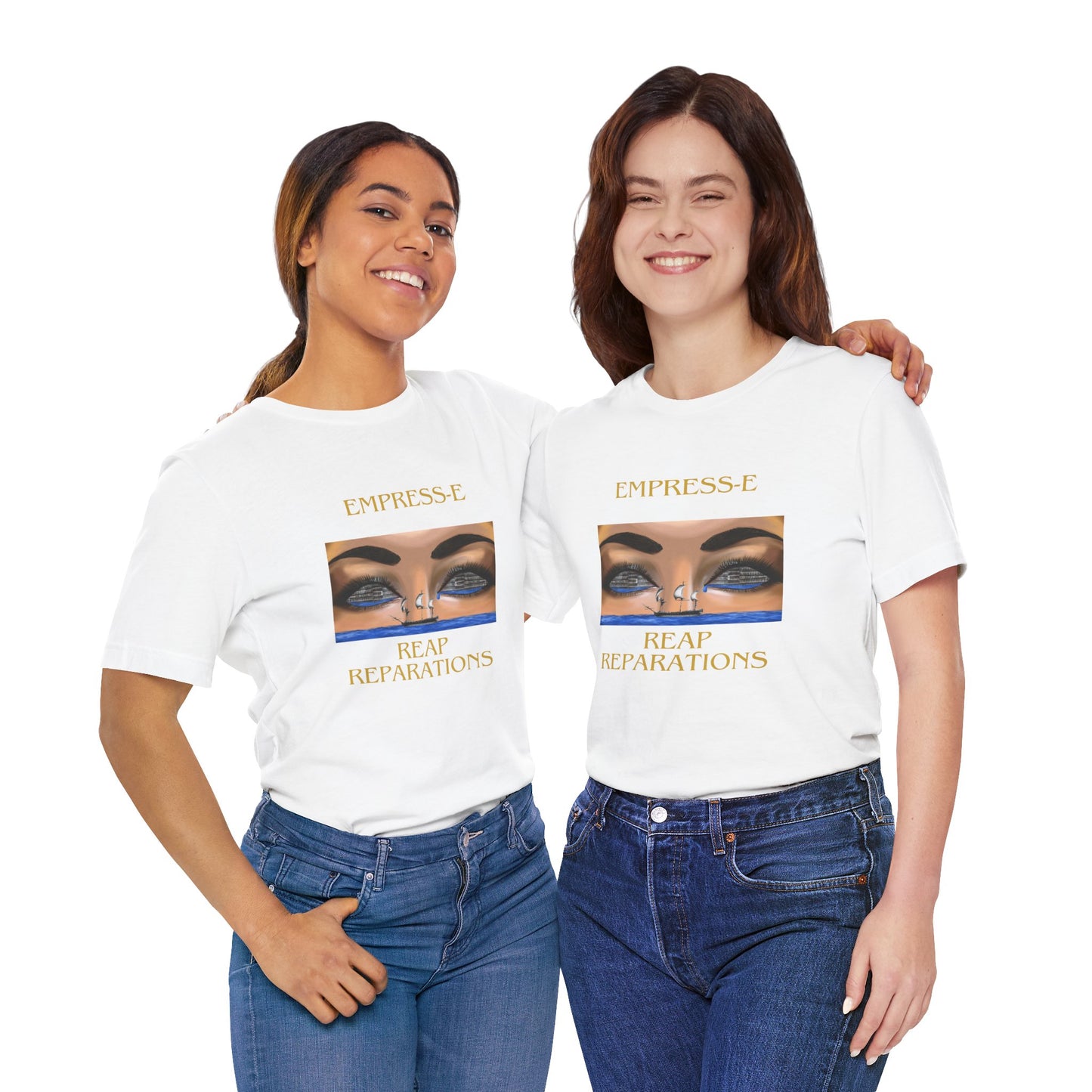 T-Shirt REAP REPARATIONS Crying Eyes Unisex Jersey Short Sleeve Tee