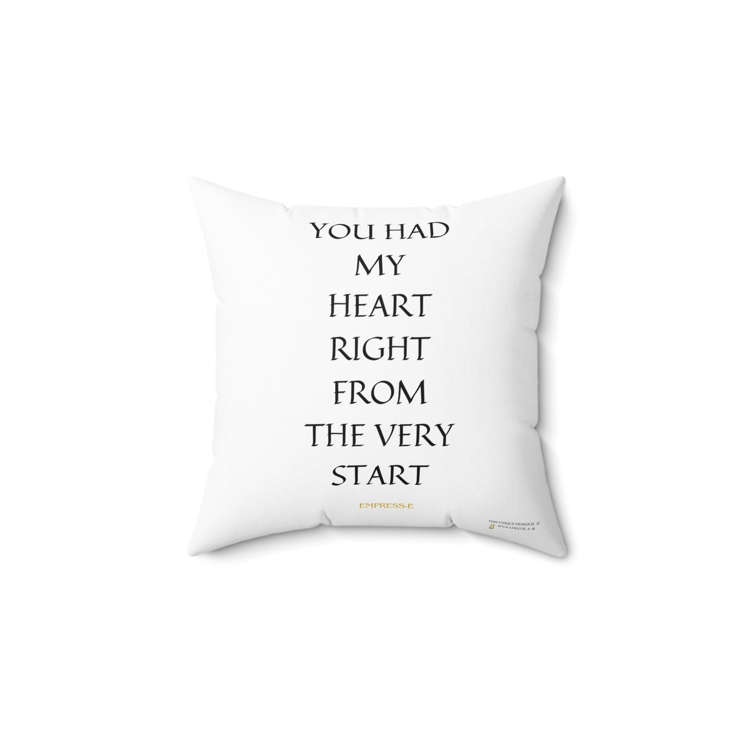 Square Pillow Soulmate Design