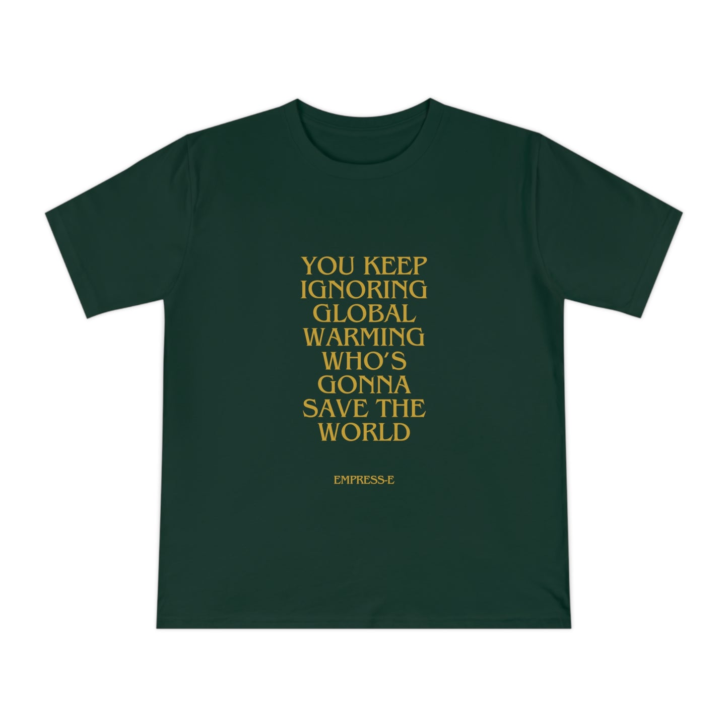 T-Shirt - GLOBAL WARMING TIME IS TICKING