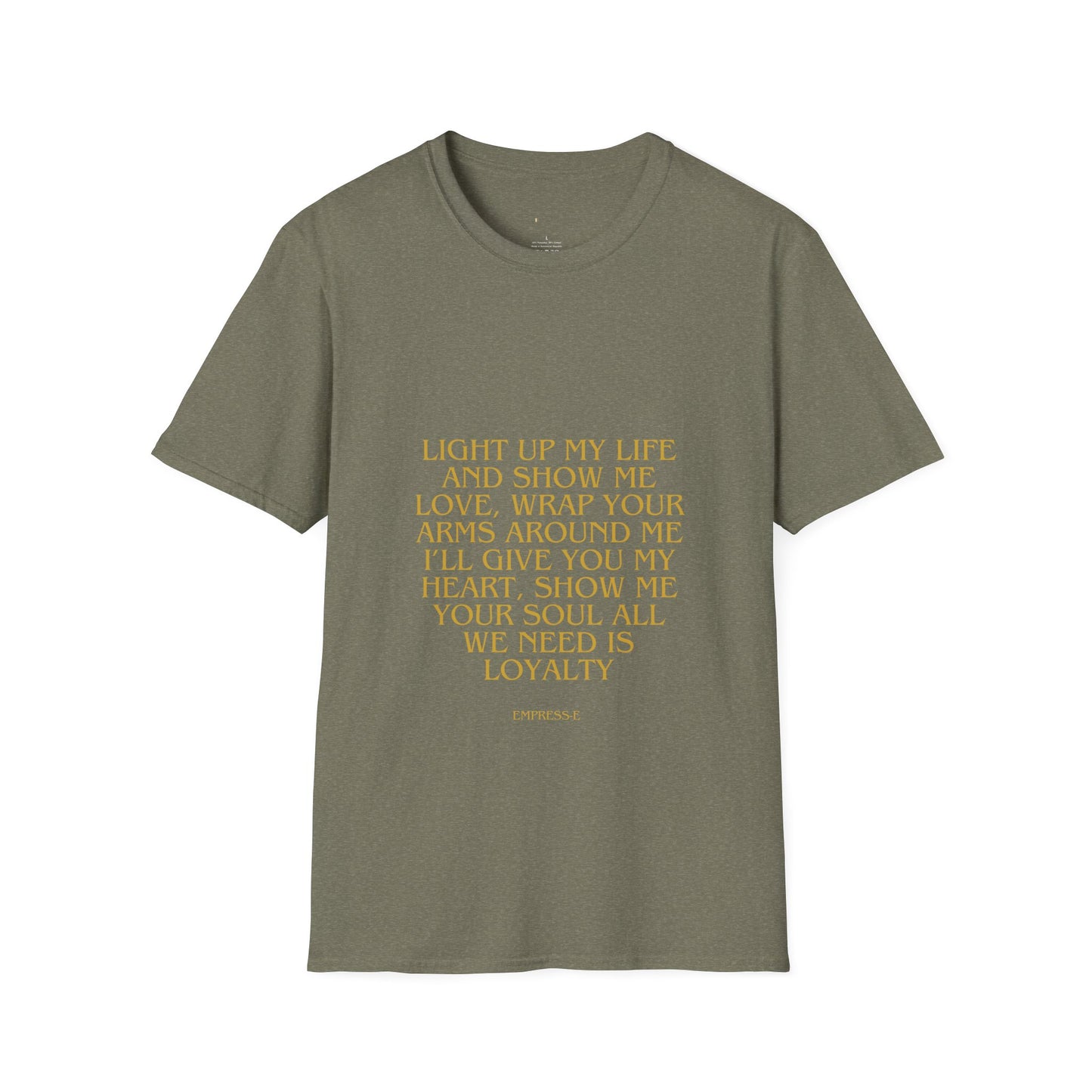 Graphic Tee Live Life and Love Unisex T-Shirt