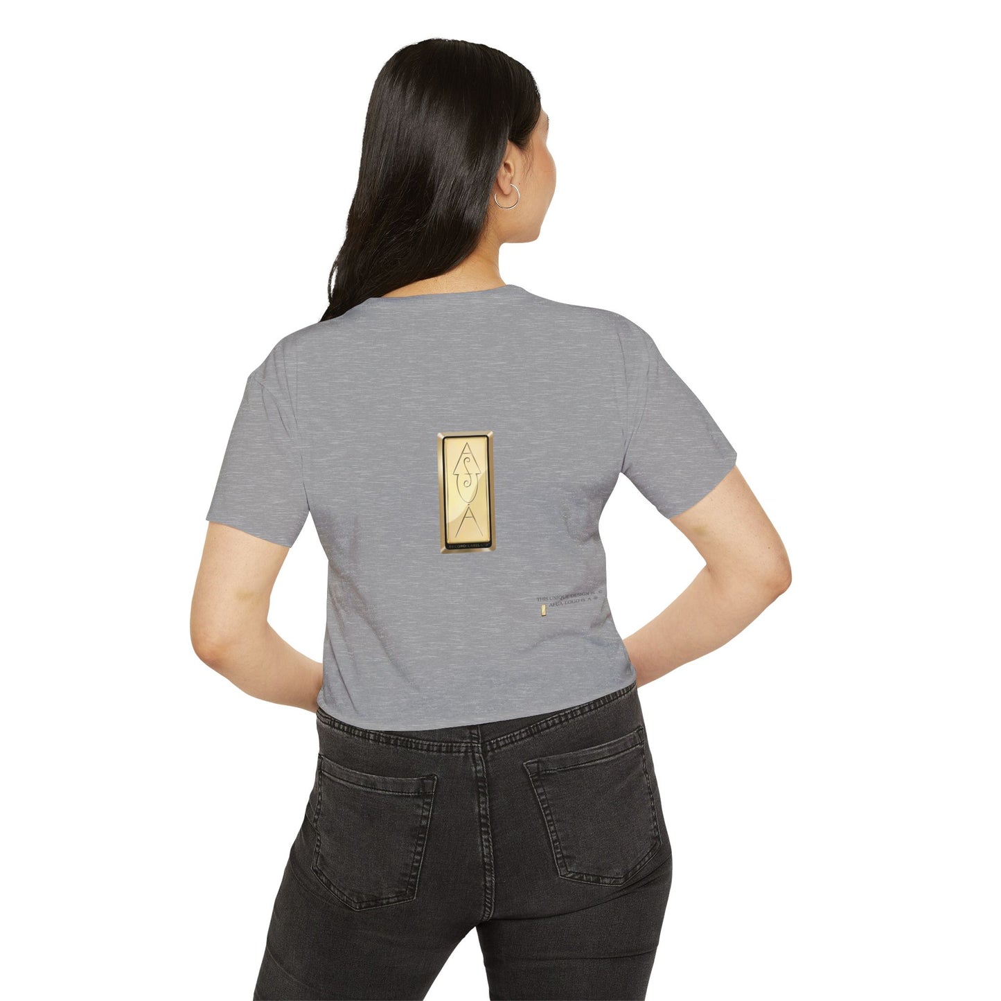 Women's Crop Top - Stand against racism AFUA, Festival Shirt, Music Festival Top, Boho Chic Clothing, Activist Apparel