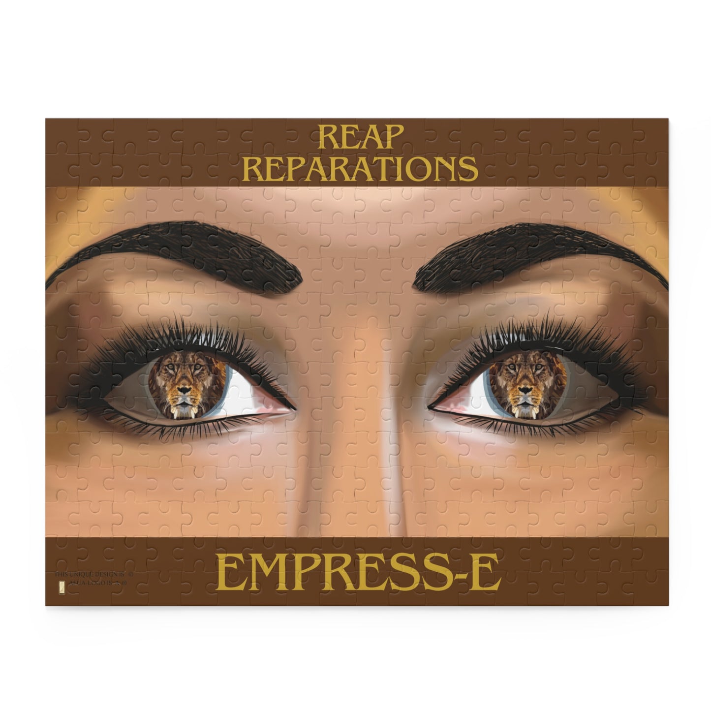 Puzzle (120, 252, 500-Piece) strong like a LION.EMPRESS-E. kwanzaa, birthday