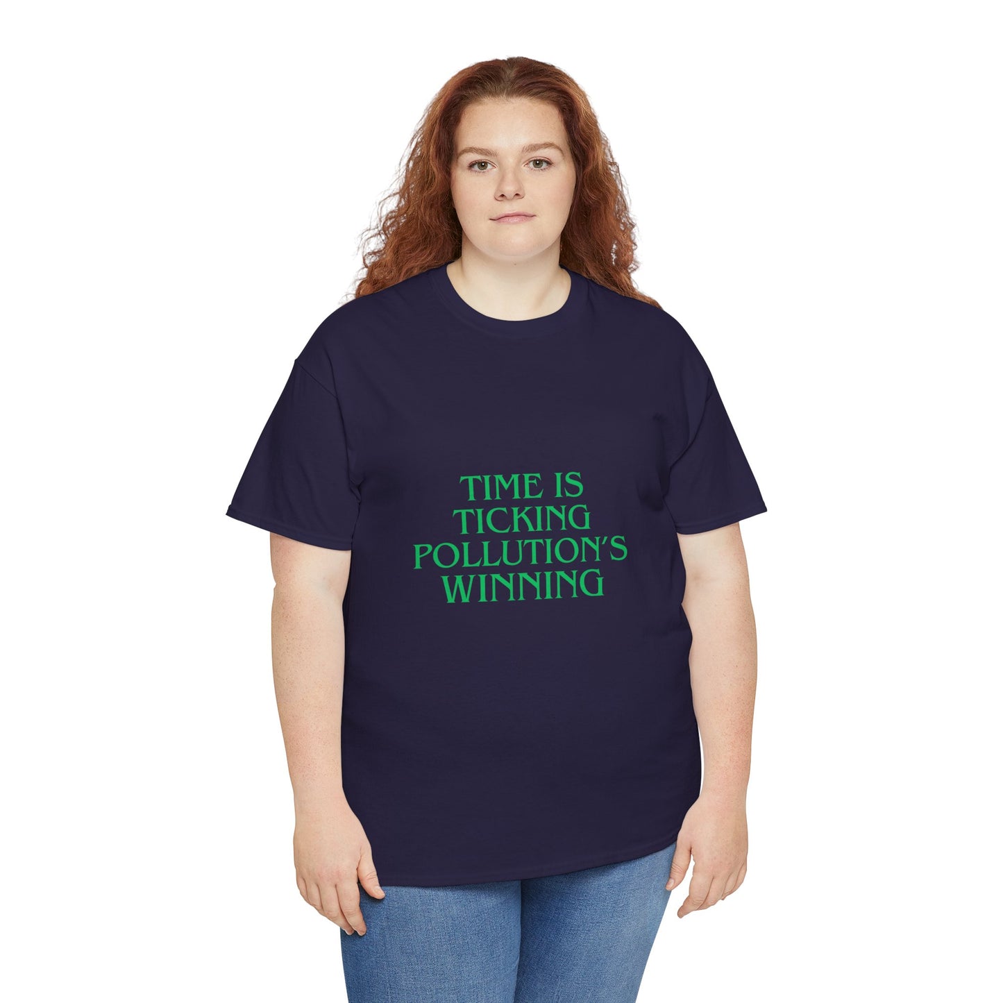 Unisex Heavy Cotton Tee, Time is ticking